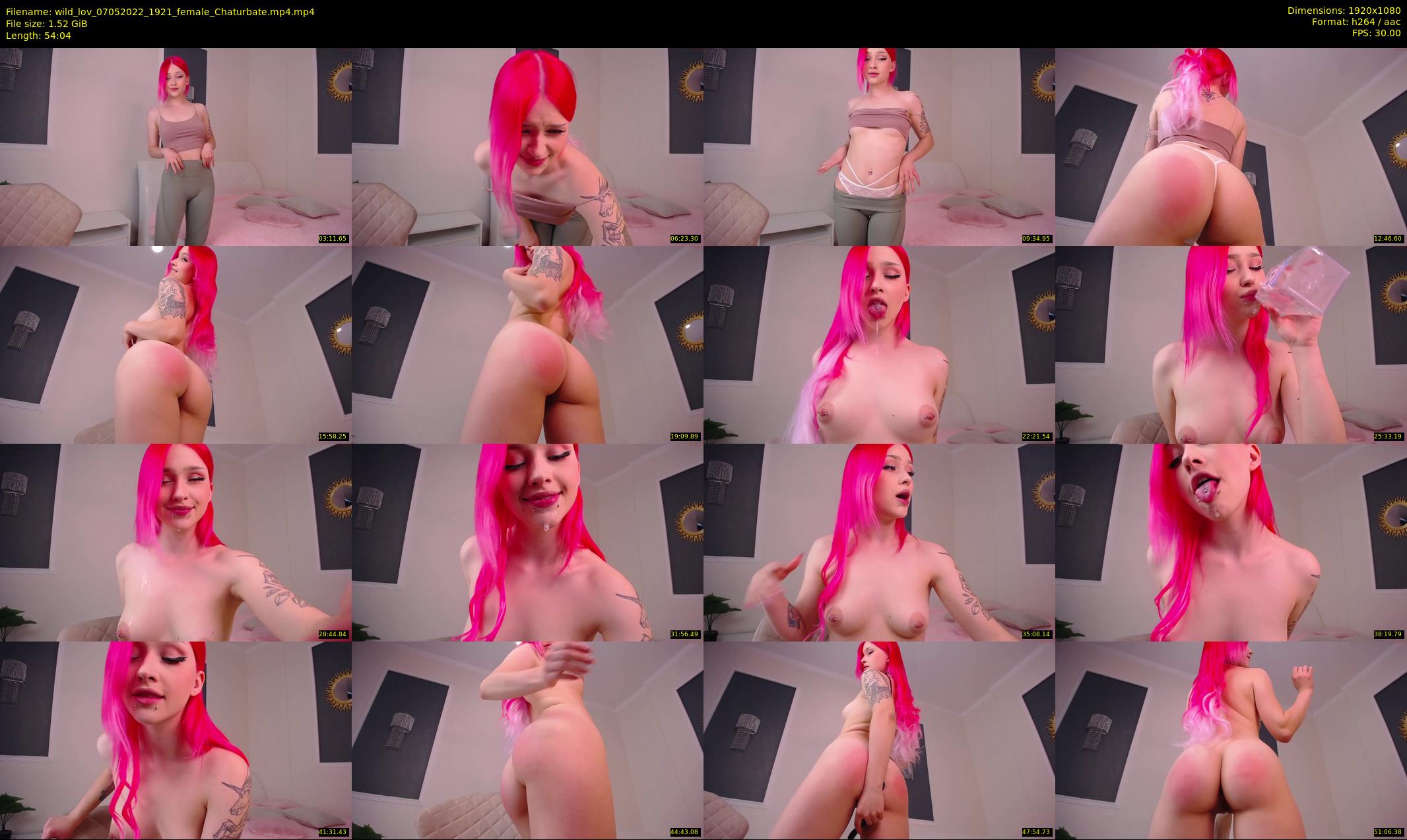 wild_lov — 55 minute Chaturbate female cam show recording, 1080p, May 7, 2022