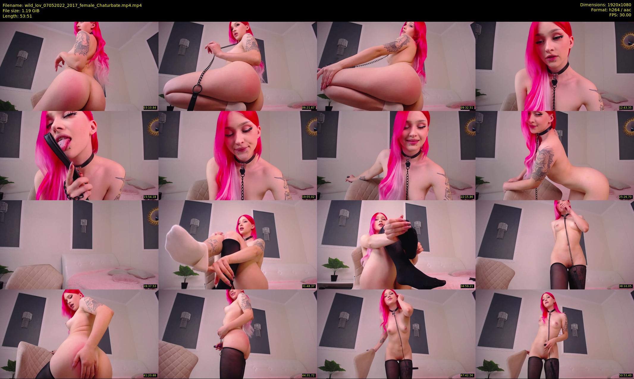 wild_lov — 54 minute Chaturbate female cam show recording, 1080p, May 7, 2022