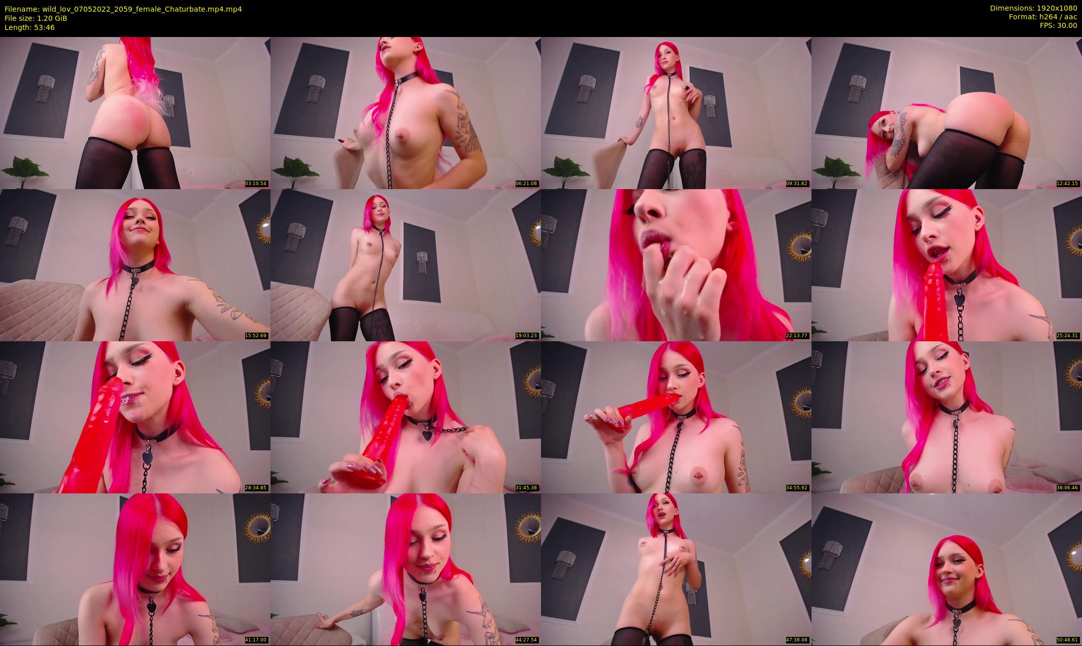 wild_lov — 54 minute Chaturbate female cam show recording, 1080p, May 7, 2022