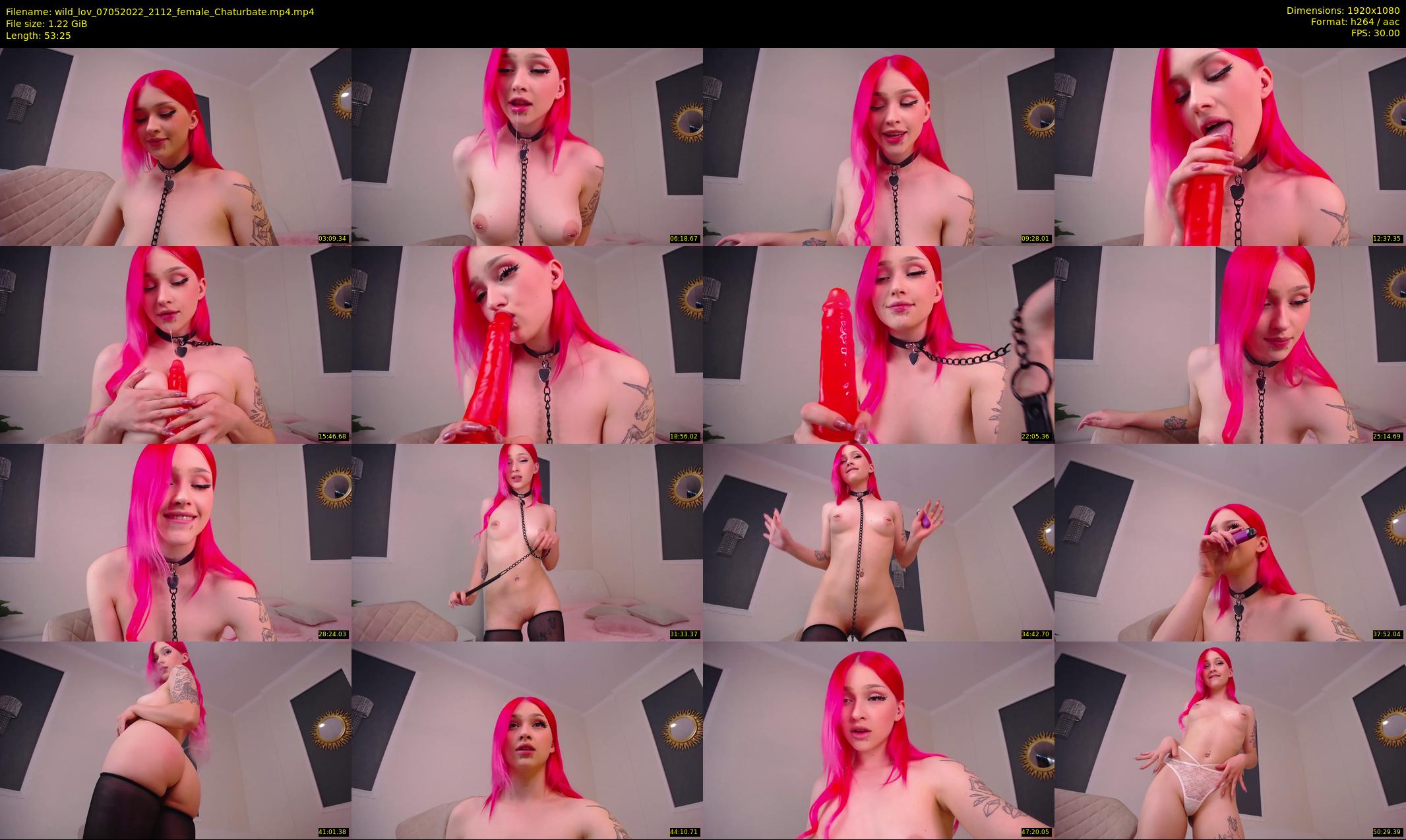 wild_lov — 54 minute Chaturbate female cam show recording, 1080p, May 7, 2022