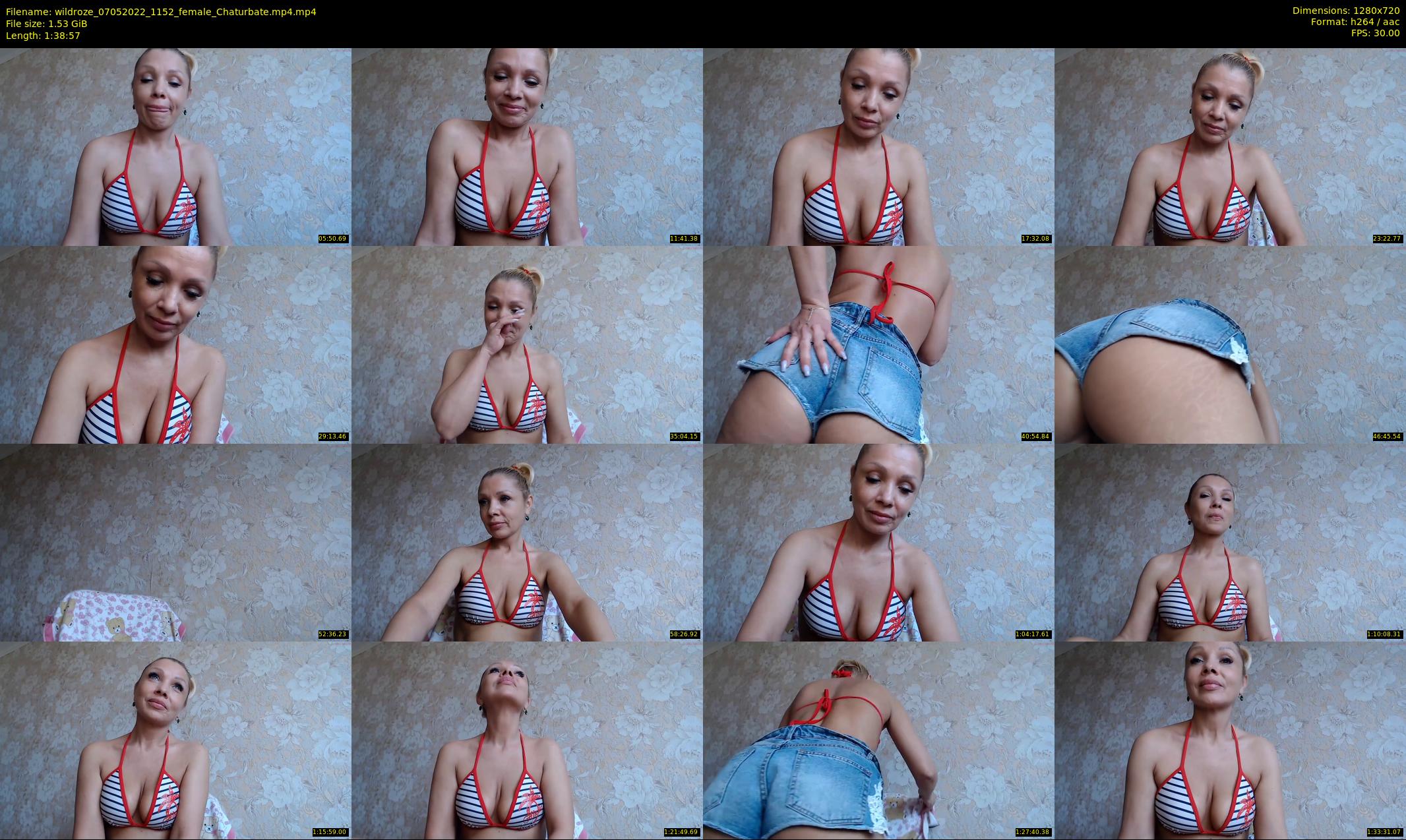 wildroze — 99 minute Chaturbate female cam show recording, 720p, May 7, 2022