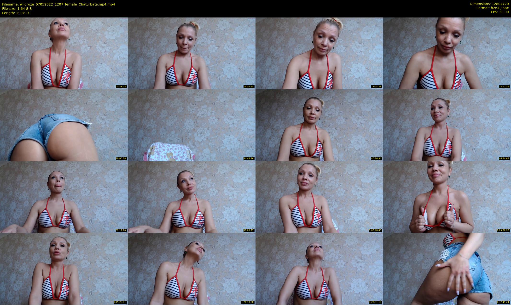 wildroze — 99 minute Chaturbate female cam show recording, 720p, May 7, 2022