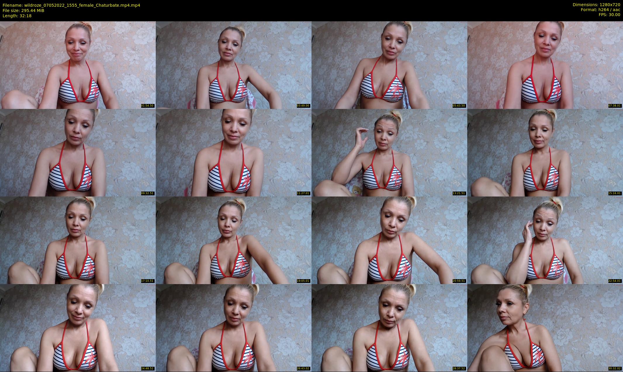wildroze — 33 minute Chaturbate female cam show recording, 720p, May 7, 2022