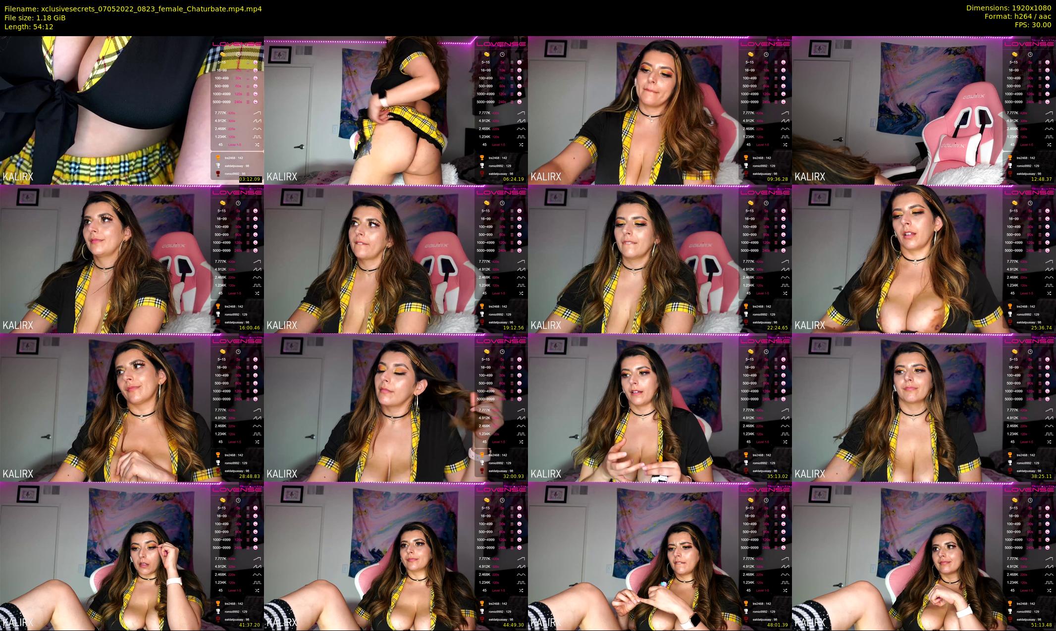 xclusivesecrets — 55 minute Chaturbate female cam show recording, 1080p, May 7, 2022