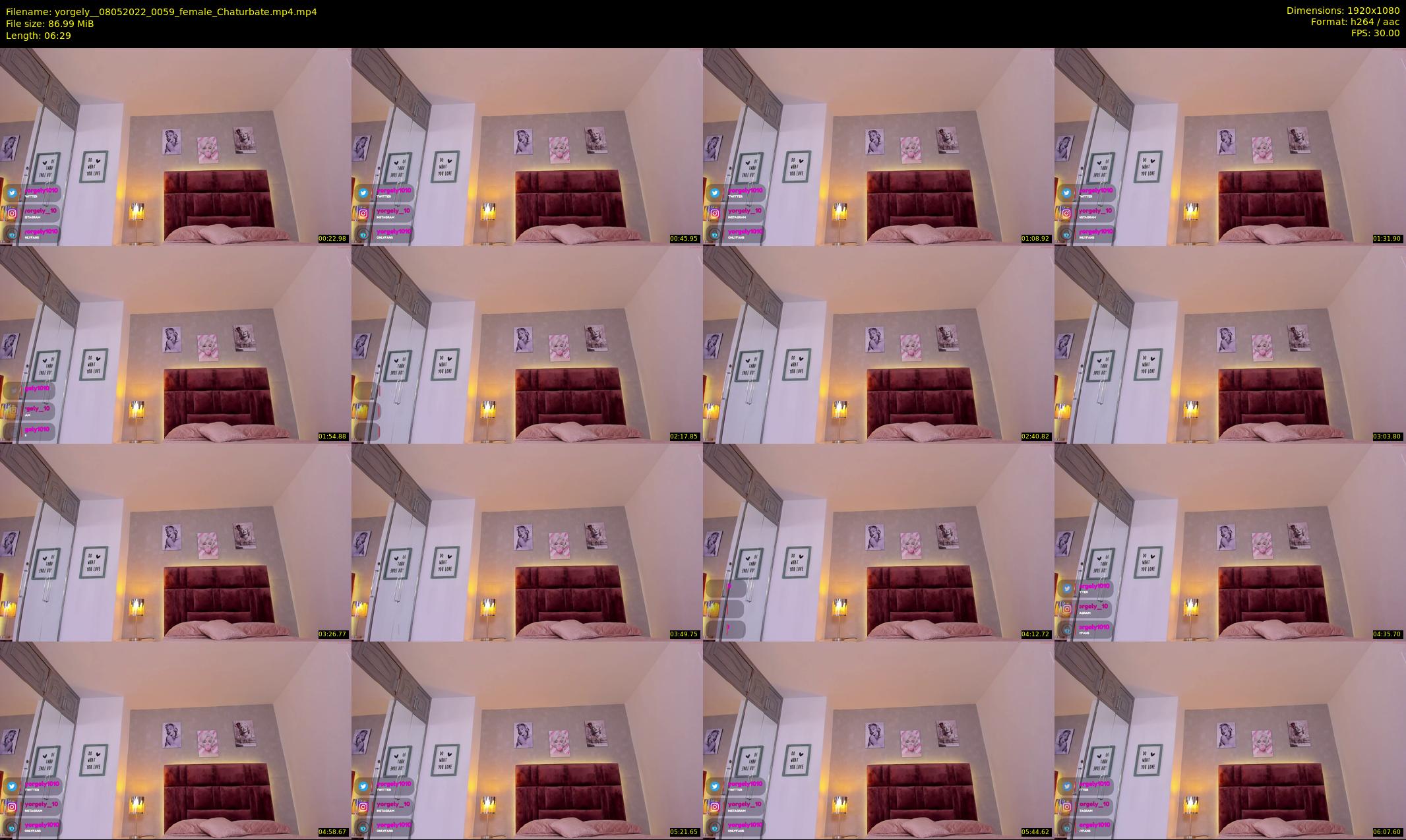 yorgely_ — 7 minute Chaturbate female cam show recording, 1080p, May 8, 2022