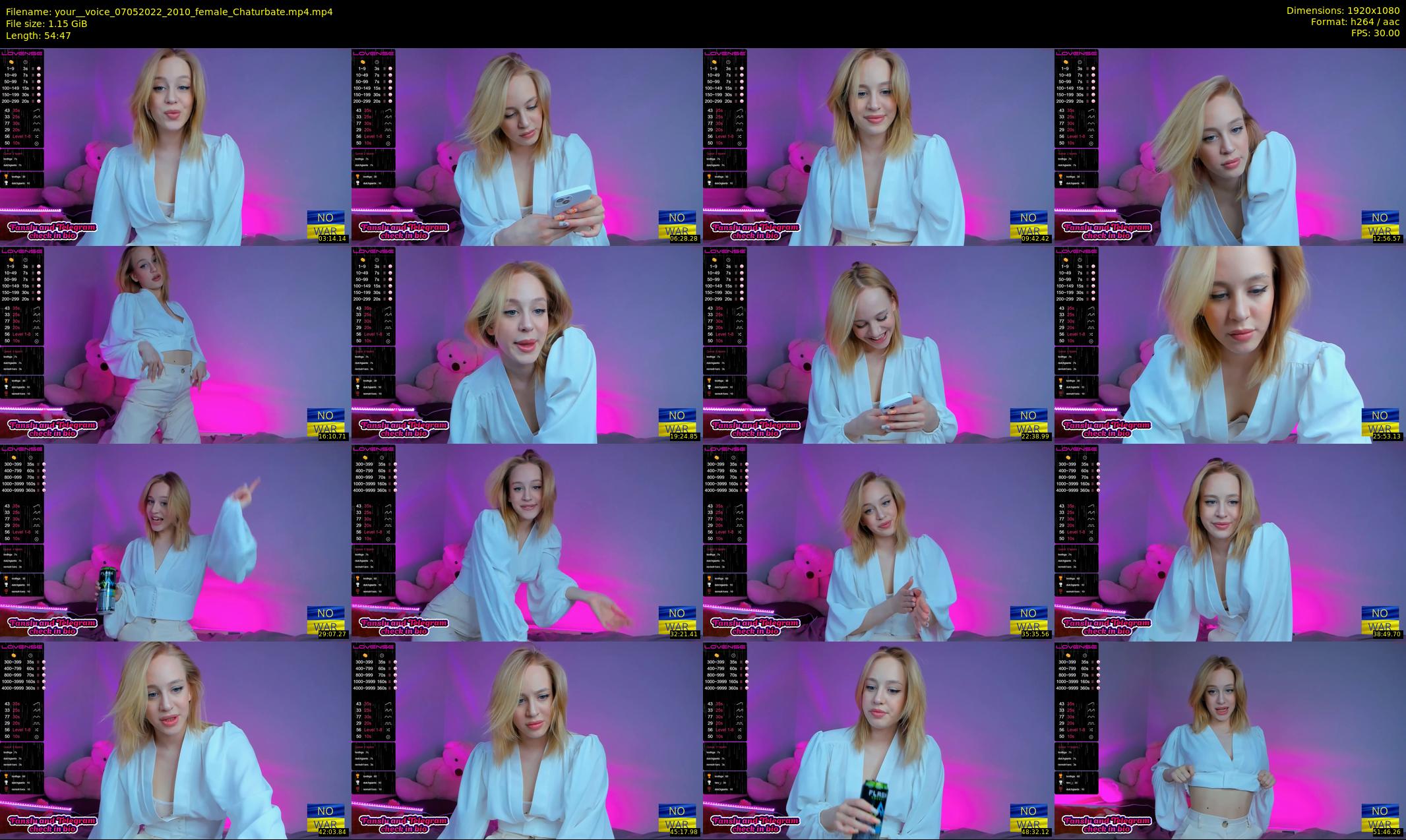 your__voice — 55 minute Chaturbate female cam show recording, 1080p, May 7, 2022