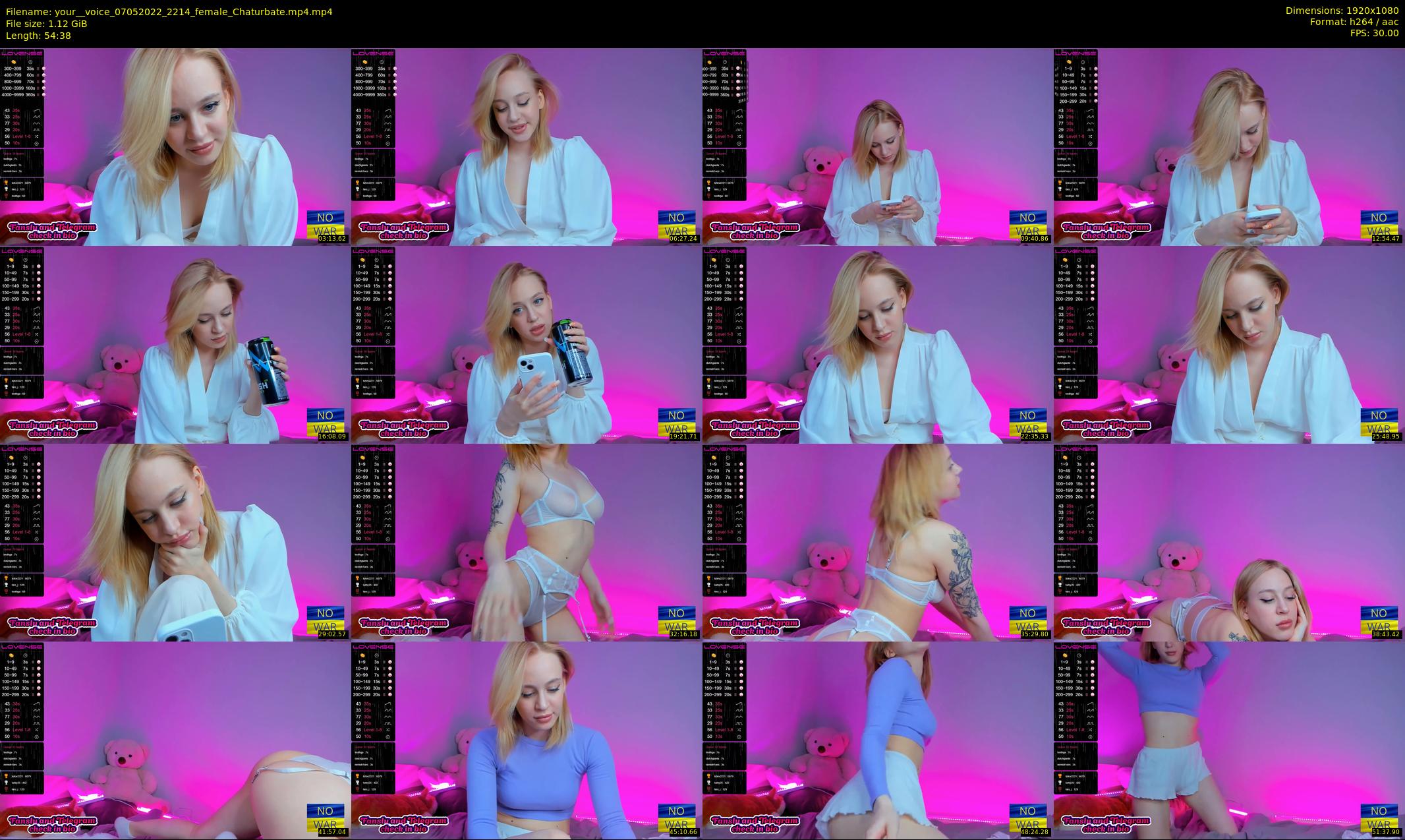your__voice — 55 minute Chaturbate female cam show recording, 1080p, May 7, 2022