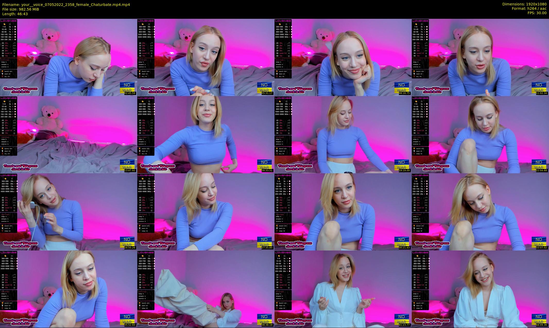 your__voice — 47 minute Chaturbate female cam show recording, 1080p, May 7, 2022