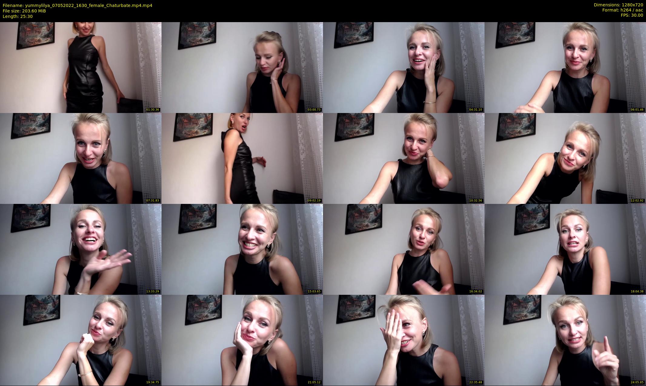yummylilya — 26 minute Chaturbate female cam show recording, 720p, May 7, 2022