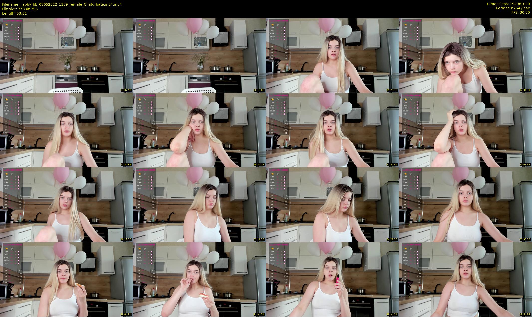 _abby_bb — 54 minute Chaturbate female cam show recording, 1080p, May 8, 2022