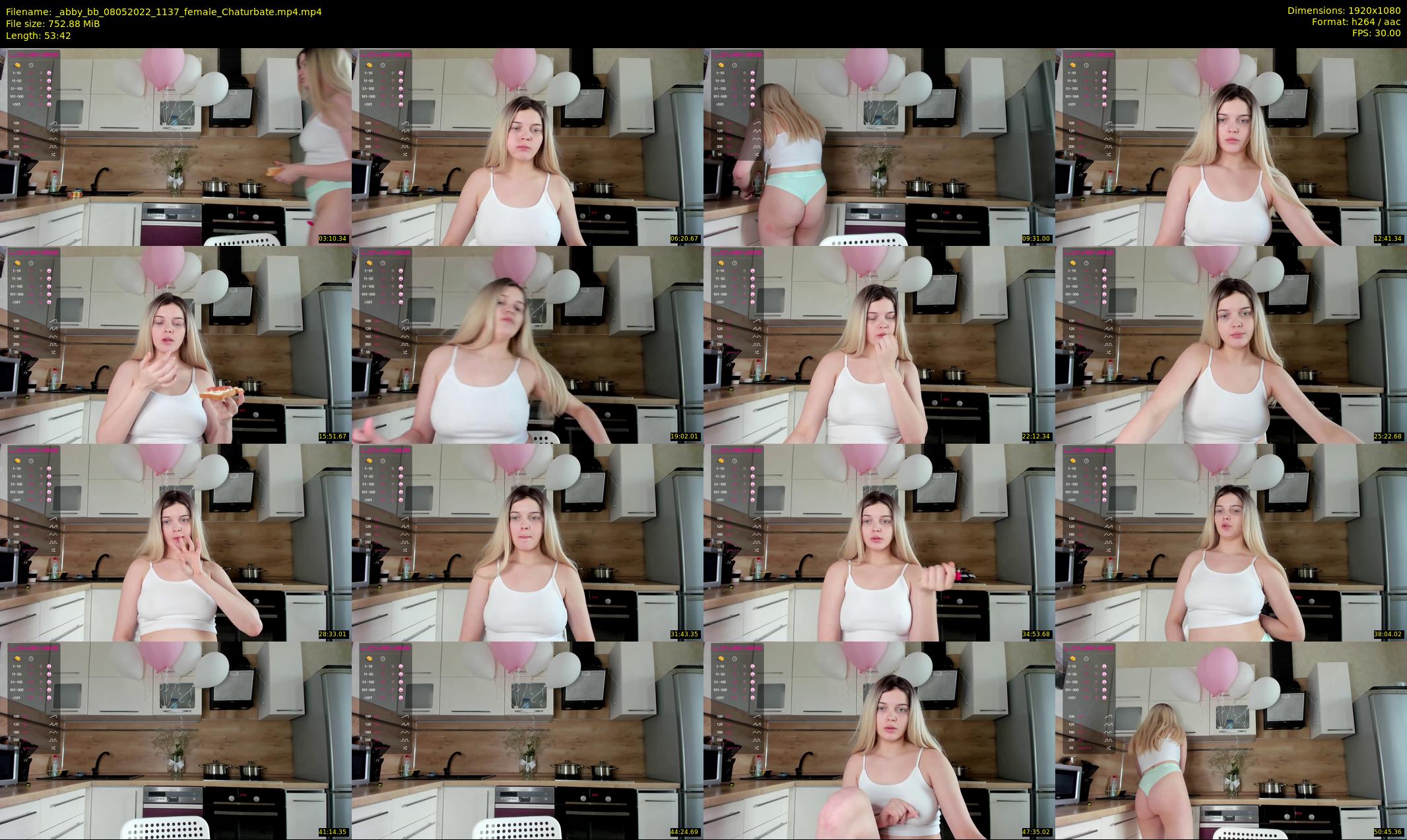 _abby_bb — 54 minute Chaturbate female cam show recording, 1080p, May 8, 2022