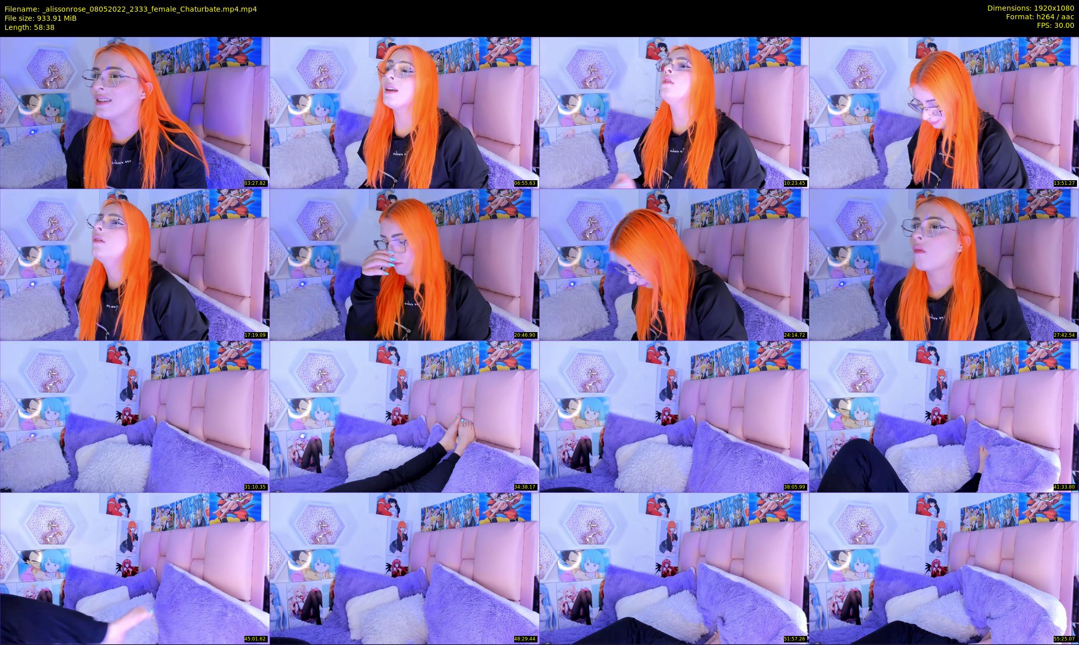 _alissonrose — 59 minute Chaturbate female cam show recording, 1080p, May 8, 2022