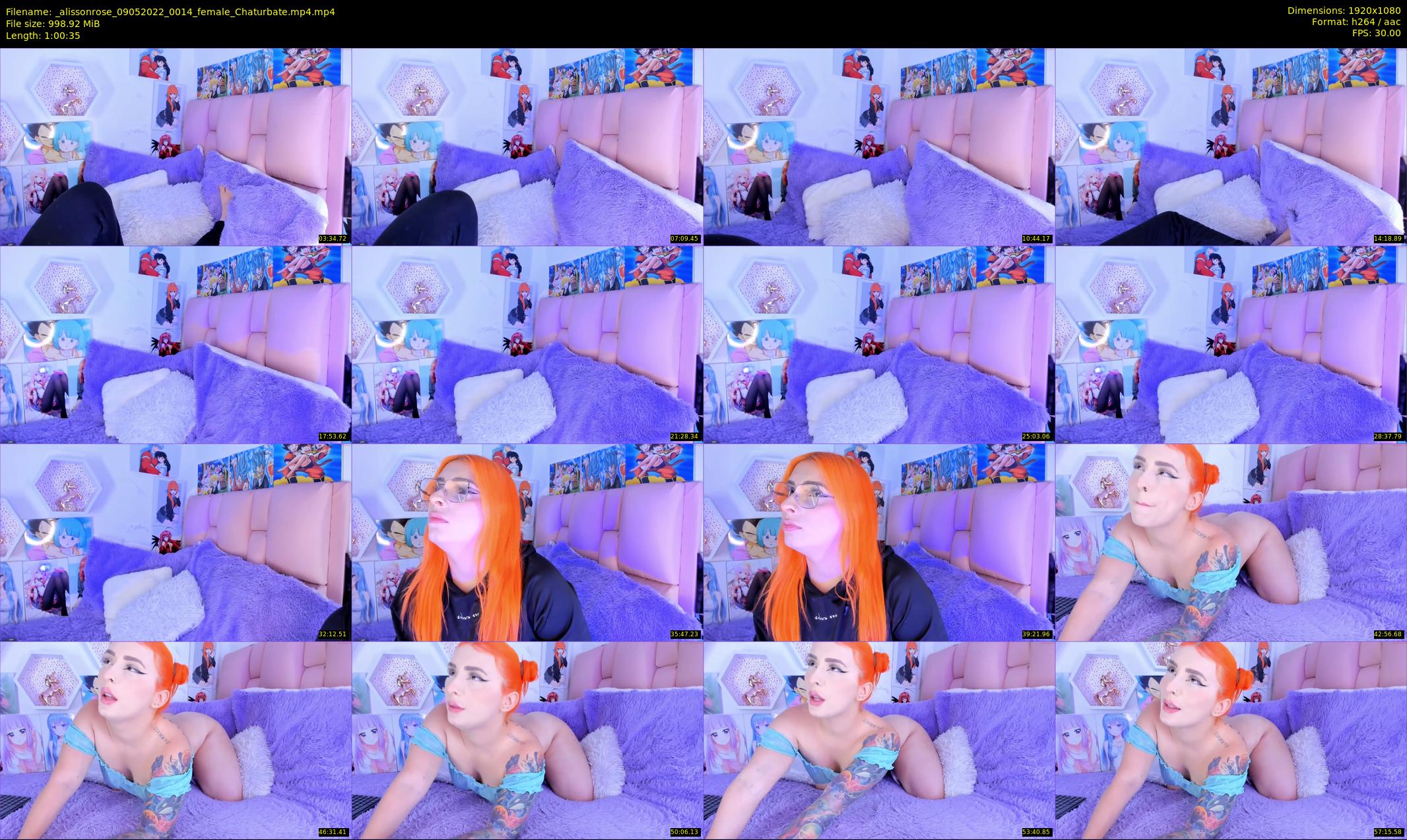 _alissonrose — 61 minute Chaturbate female cam show recording, 1080p, May 9, 2022