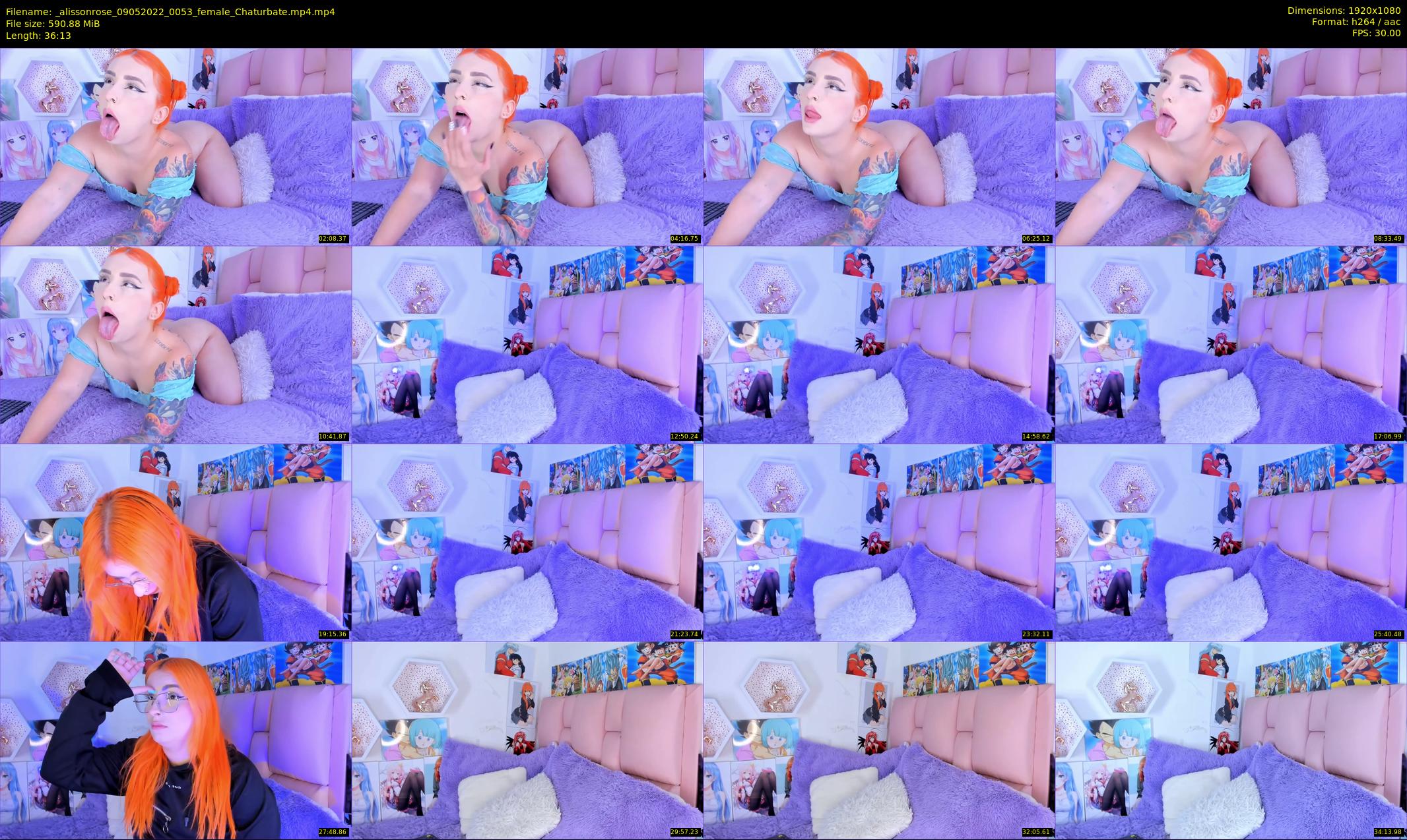_alissonrose — 37 minute Chaturbate female cam show recording, 1080p, May 9, 2022