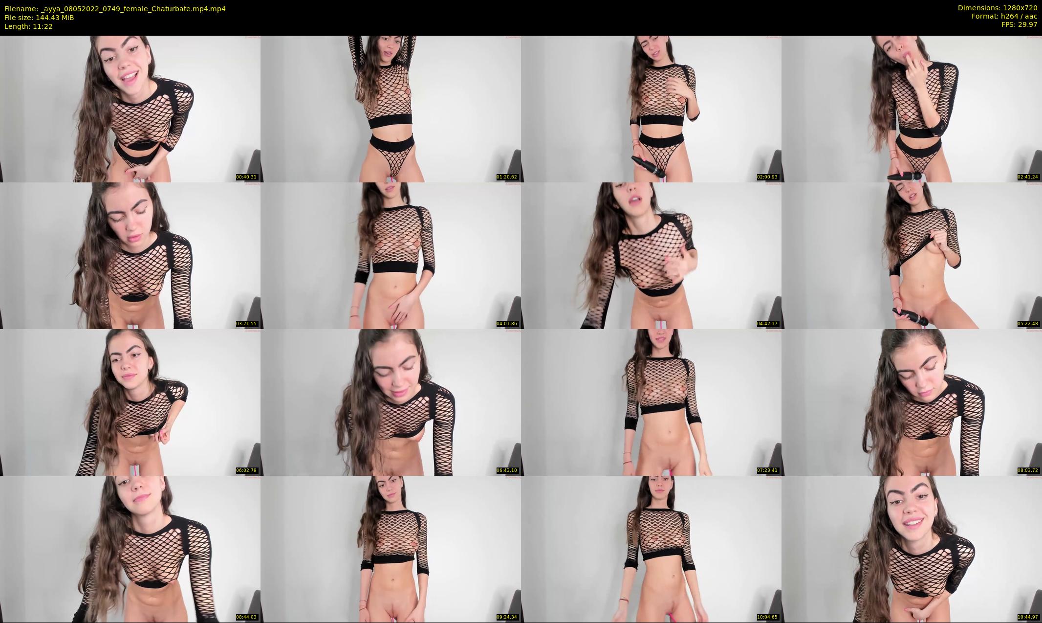 _ayya — 12 minute Chaturbate female cam show recording, 720p, May 8, 2022