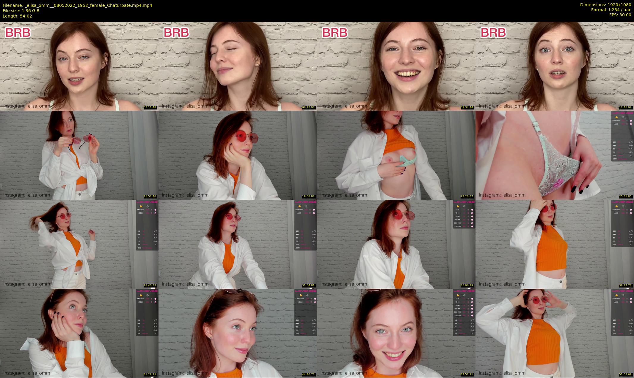 _elisa_omm_ — 55 minute Chaturbate female cam show recording, 1080p, May 8, 2022