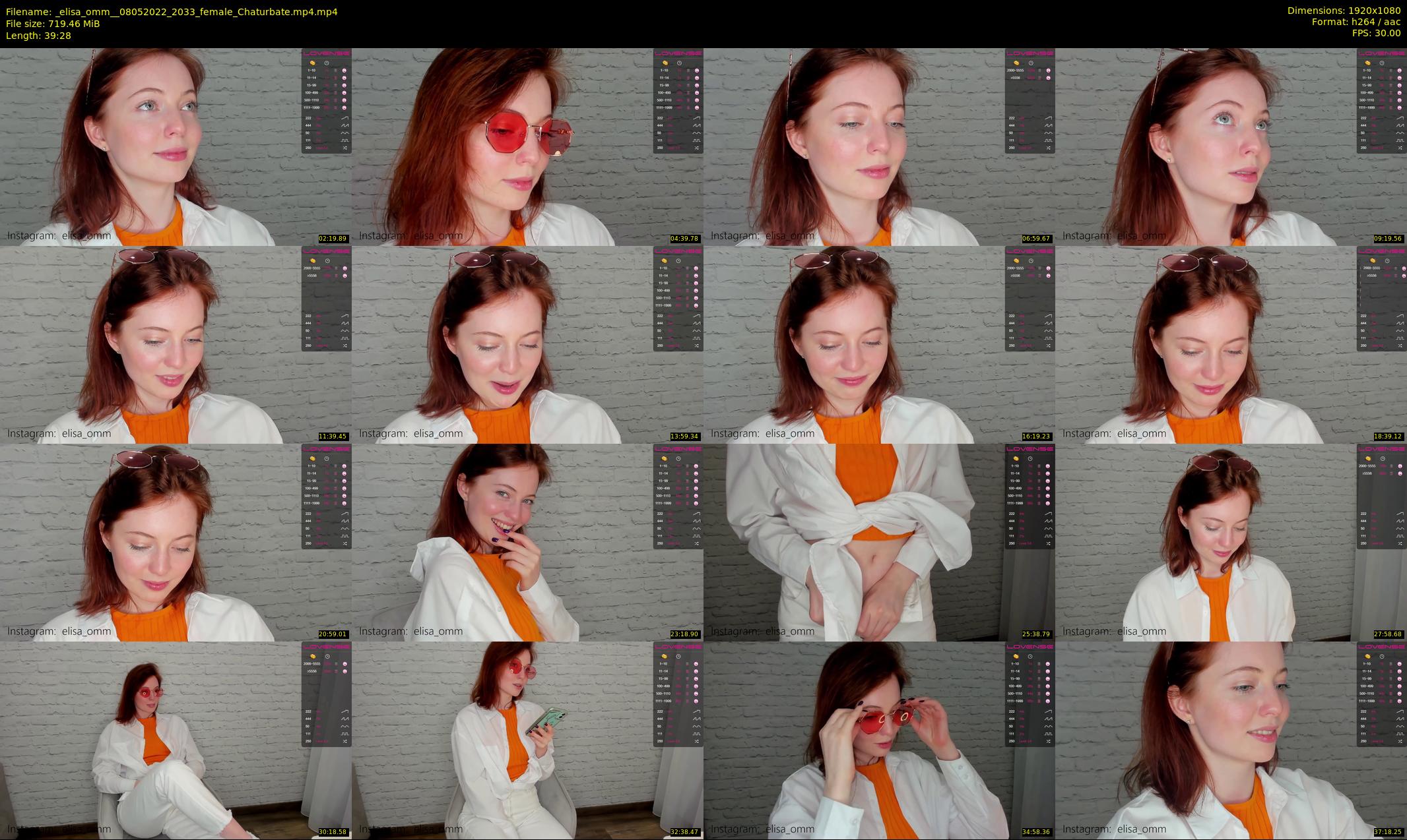 _elisa_omm_ — 40 minute Chaturbate female cam show recording, 1080p, May 8, 2022