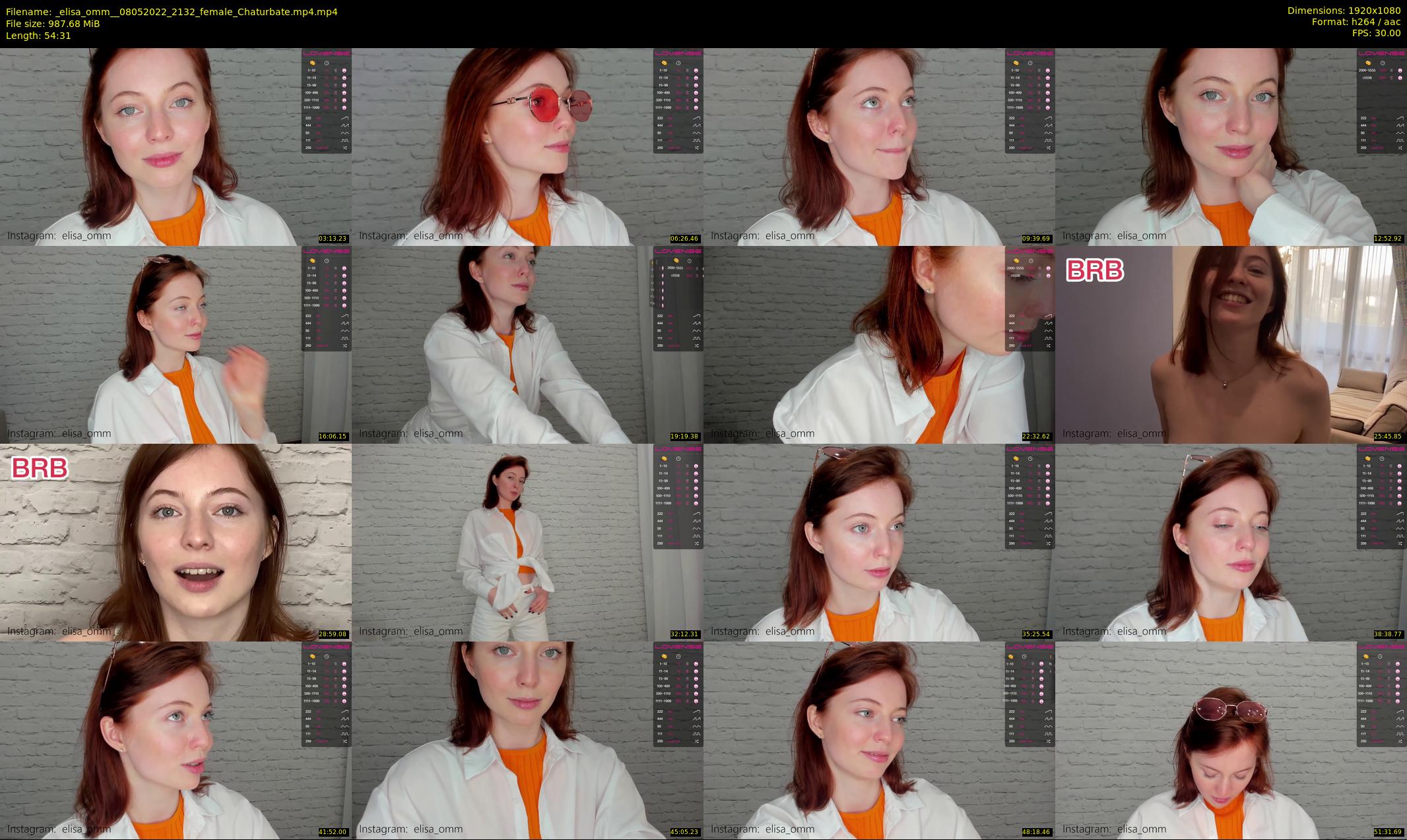 _elisa_omm_ — 55 minute Chaturbate female cam show recording, 1080p, May 8, 2022