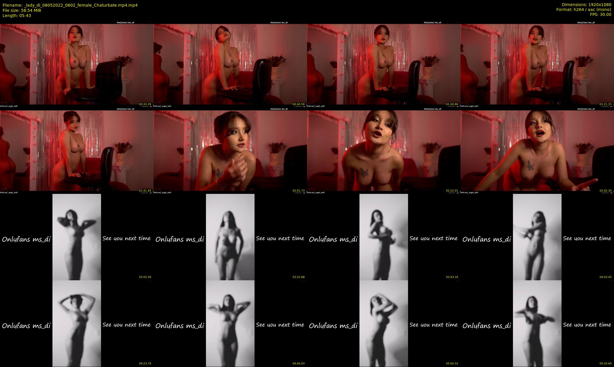 _lady_di — 6 minute Chaturbate female cam show recording, 1080p, May 8, 2022