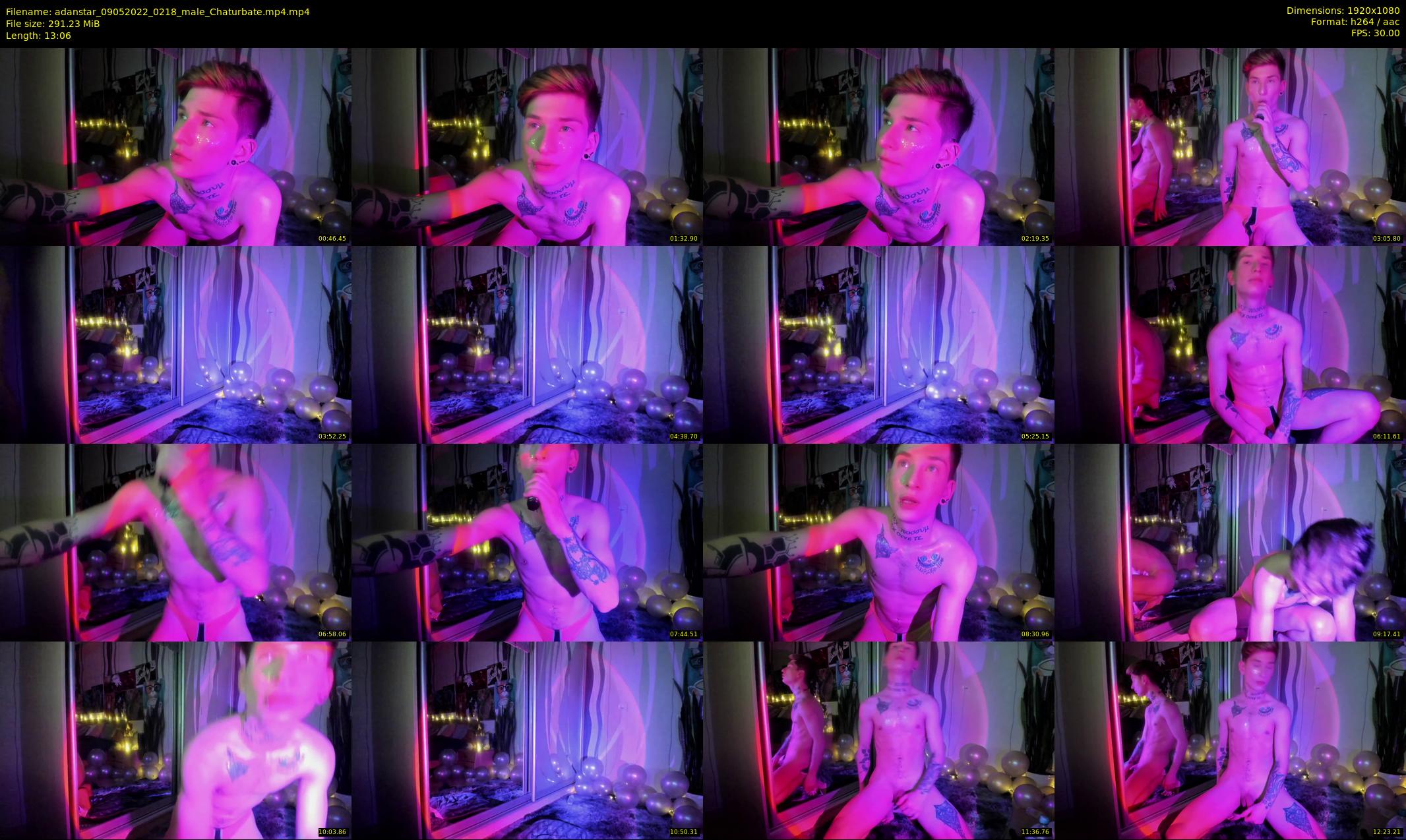 adanstar — 14 minute Chaturbate male cam show recording, 1080p, May 9, 2022