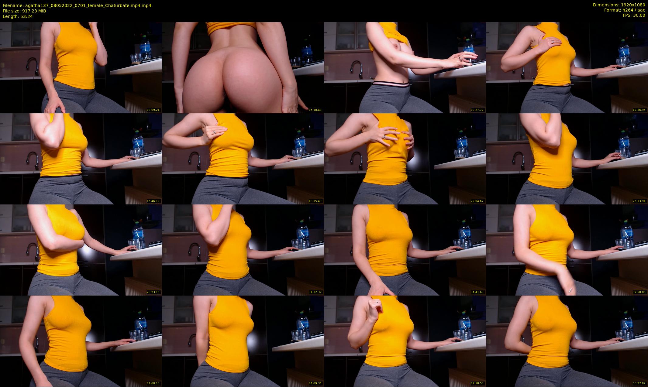 agatha137 — 54 minute Chaturbate female cam show recording, 1080p, May 8, 2022