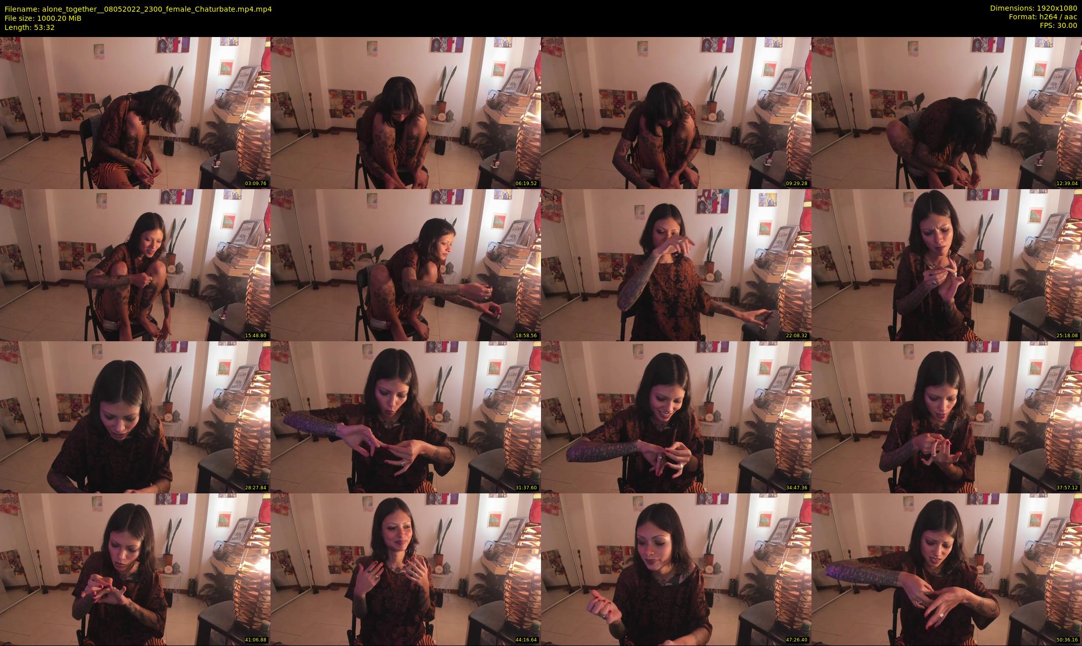 alone_together_ — 54 minute Chaturbate female cam show recording, 1080p, May 8, 2022