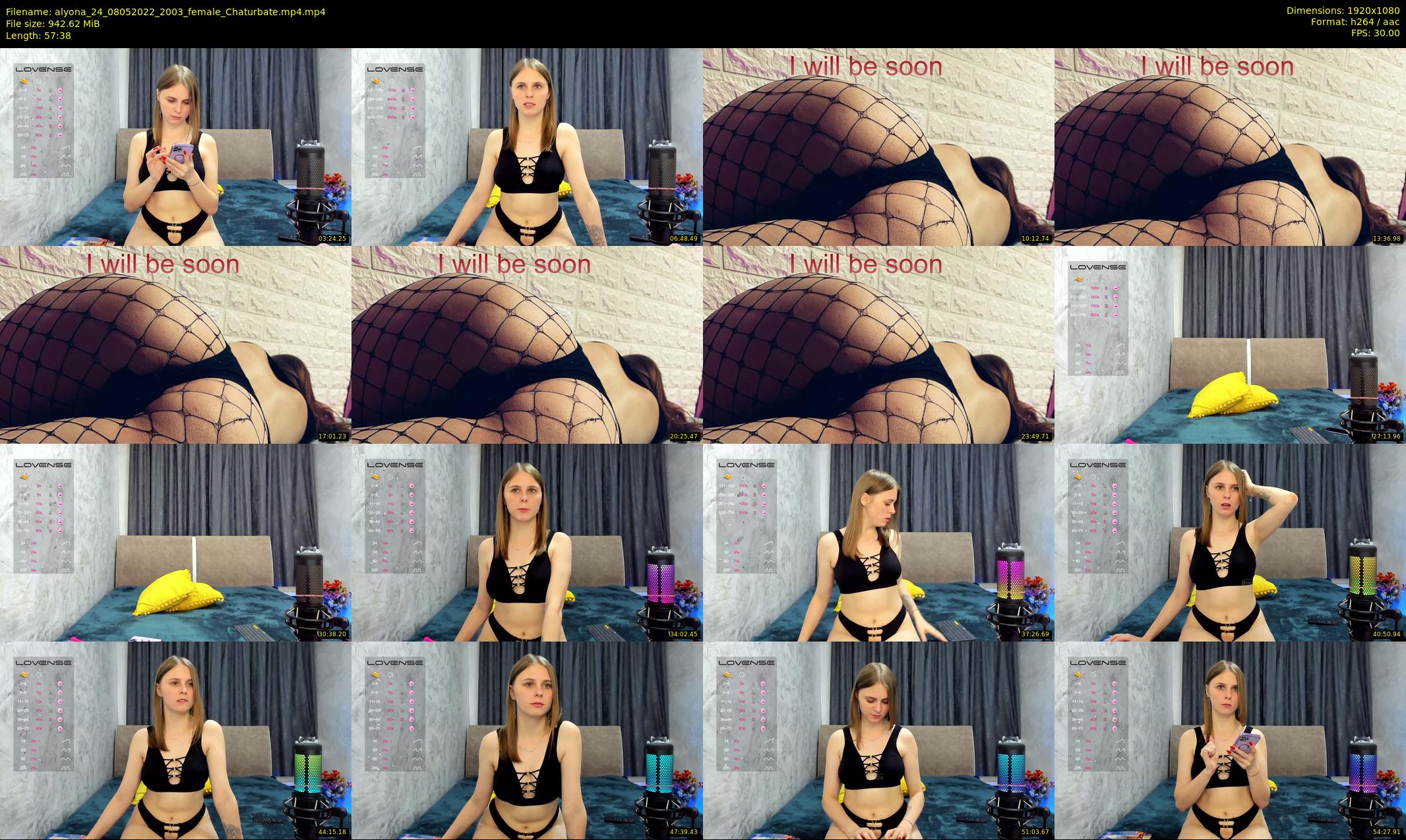 alyona_24 — 58 minute Chaturbate female cam show recording, 1080p, May 8, 2022