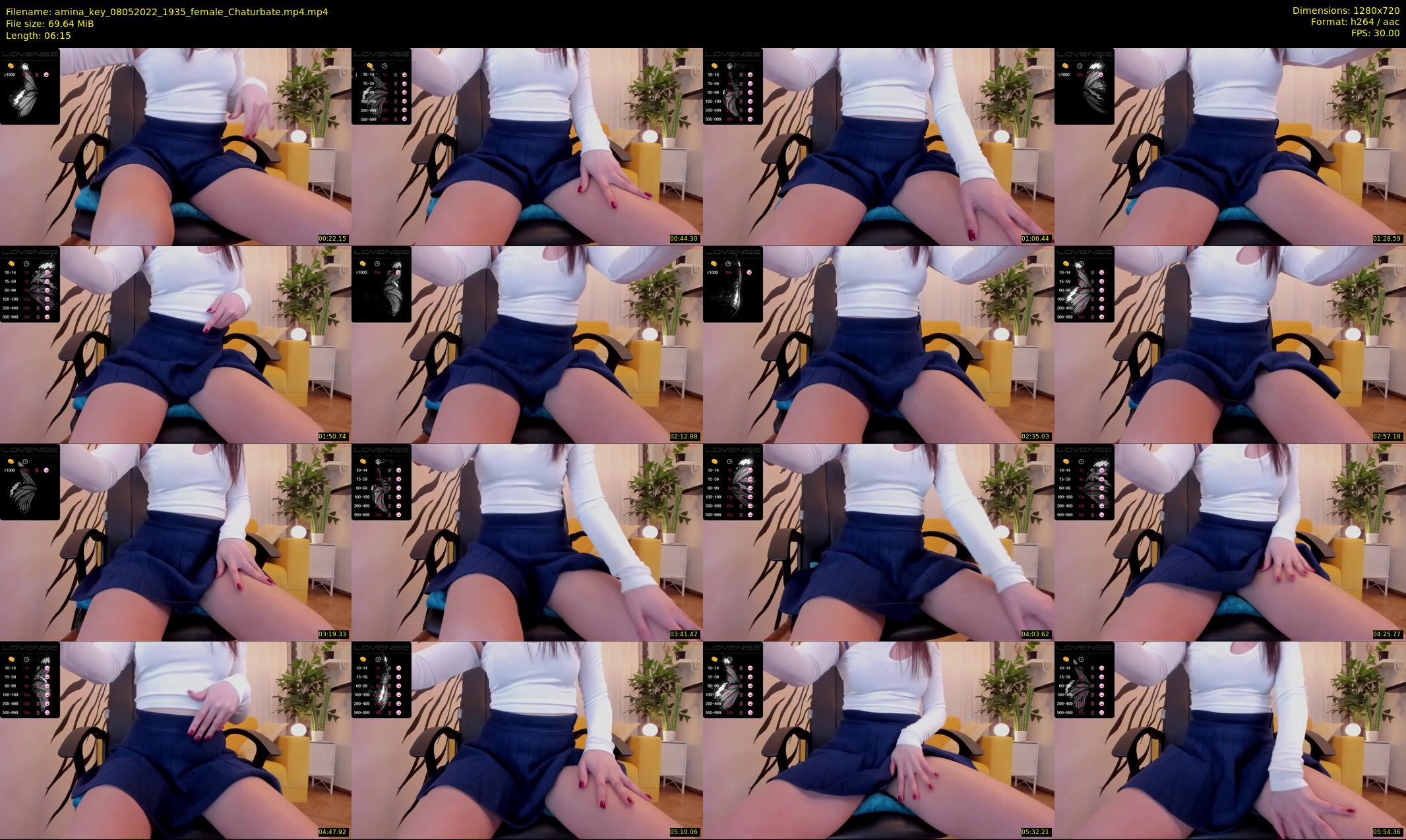 amina_key — 7 minute Chaturbate female cam show recording, 720p, May 8, 2022