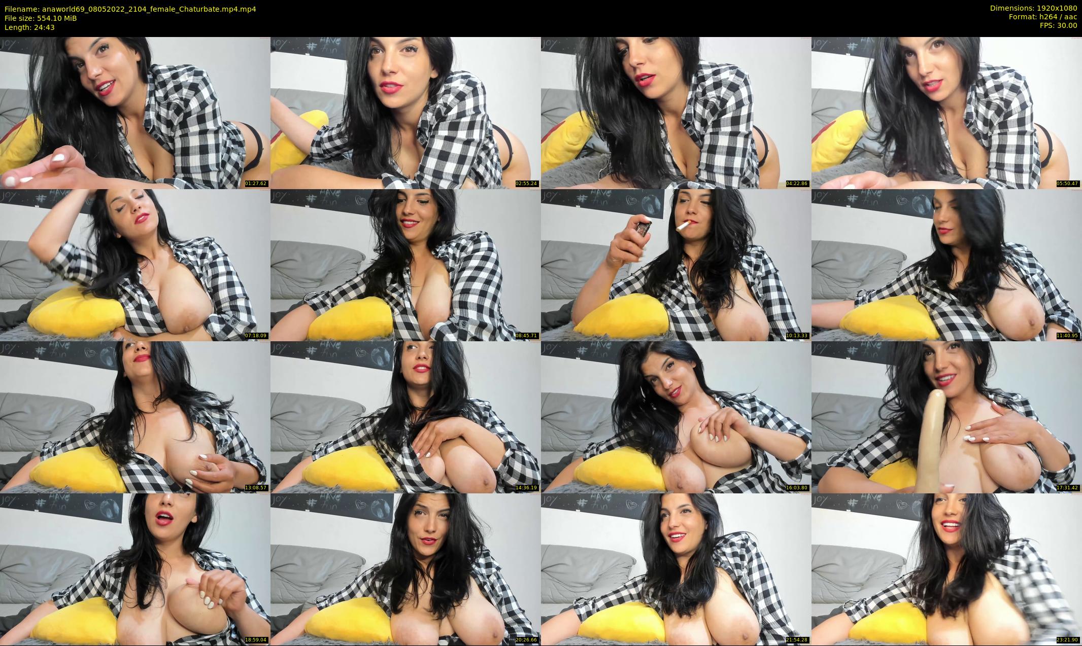 anaworld69 — 25 minute Chaturbate female cam show recording, 1080p, May 8, 2022