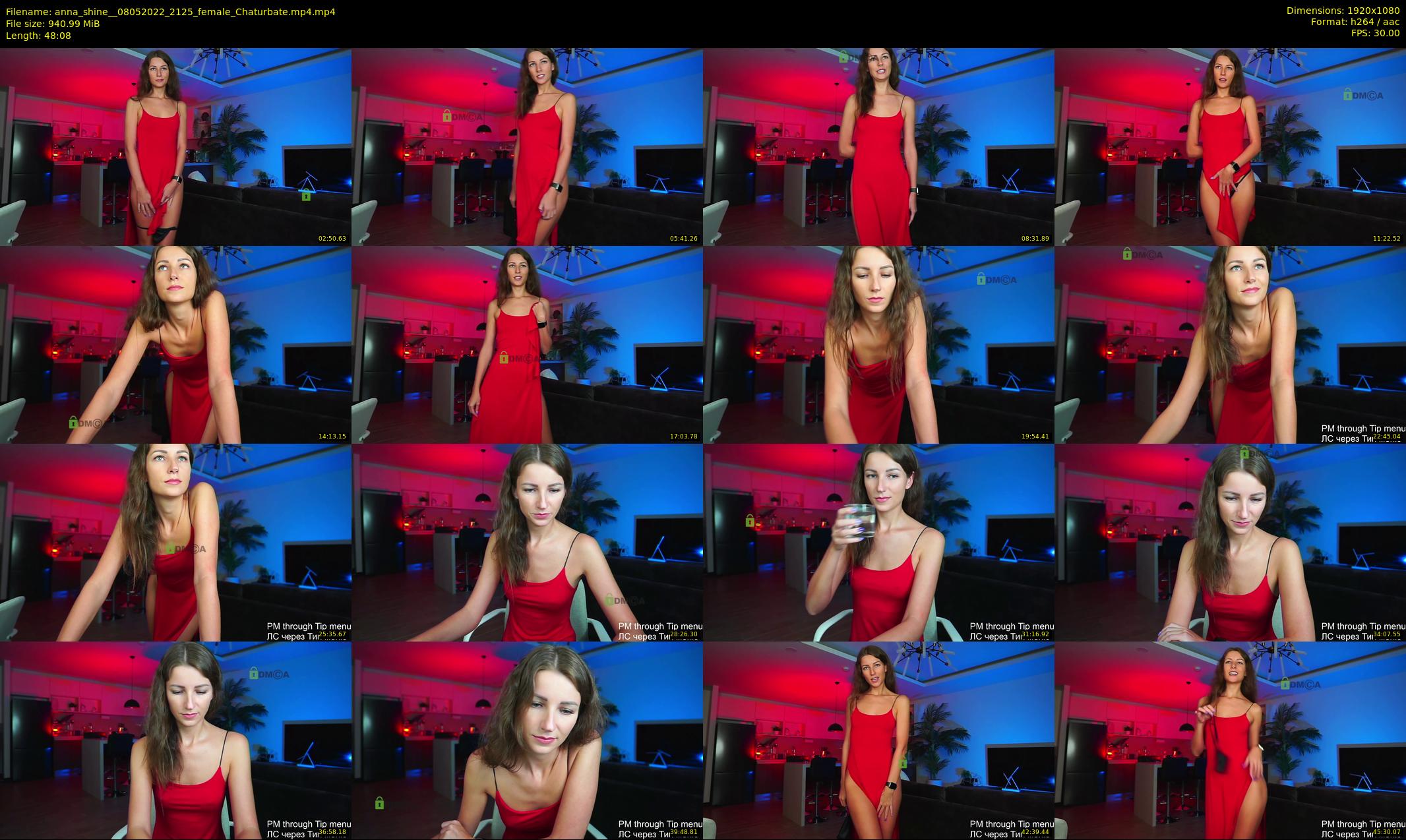 anna_shine_ — 49 minute Chaturbate female cam show recording, 1080p, May 8, 2022