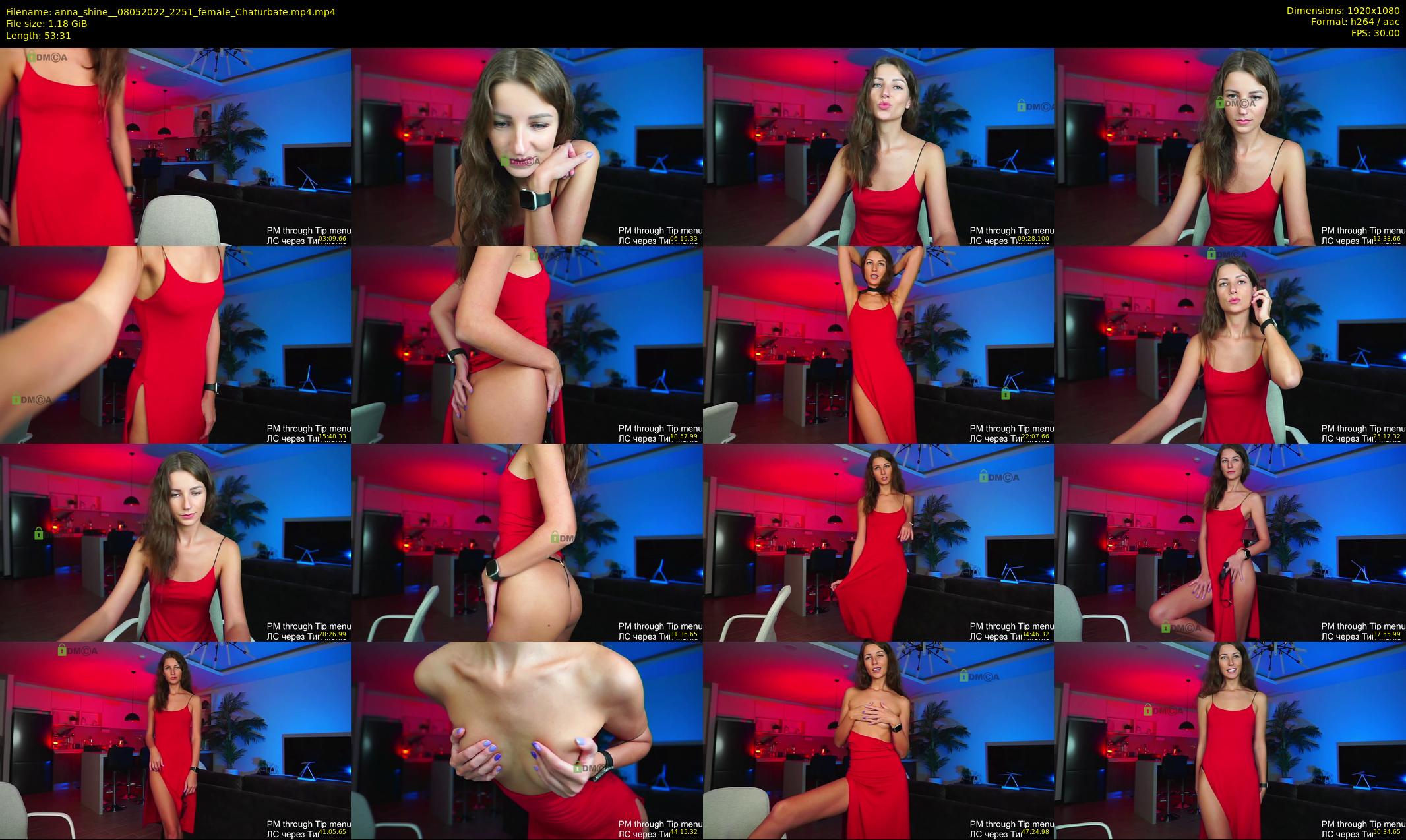 anna_shine_ — 54 minute Chaturbate female cam show recording, 1080p, May 8, 2022