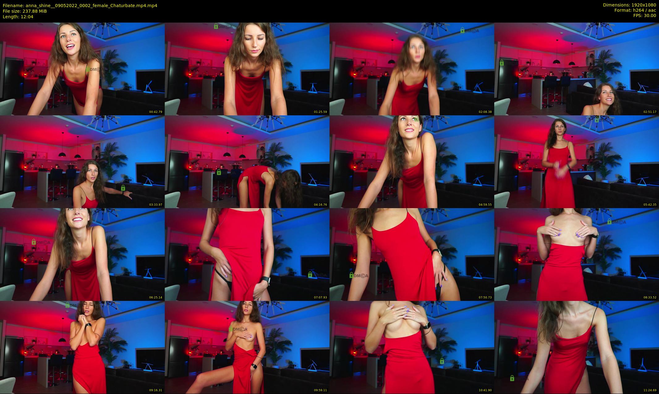anna_shine_ — 13 minute Chaturbate female cam show recording, 1080p, May 9, 2022