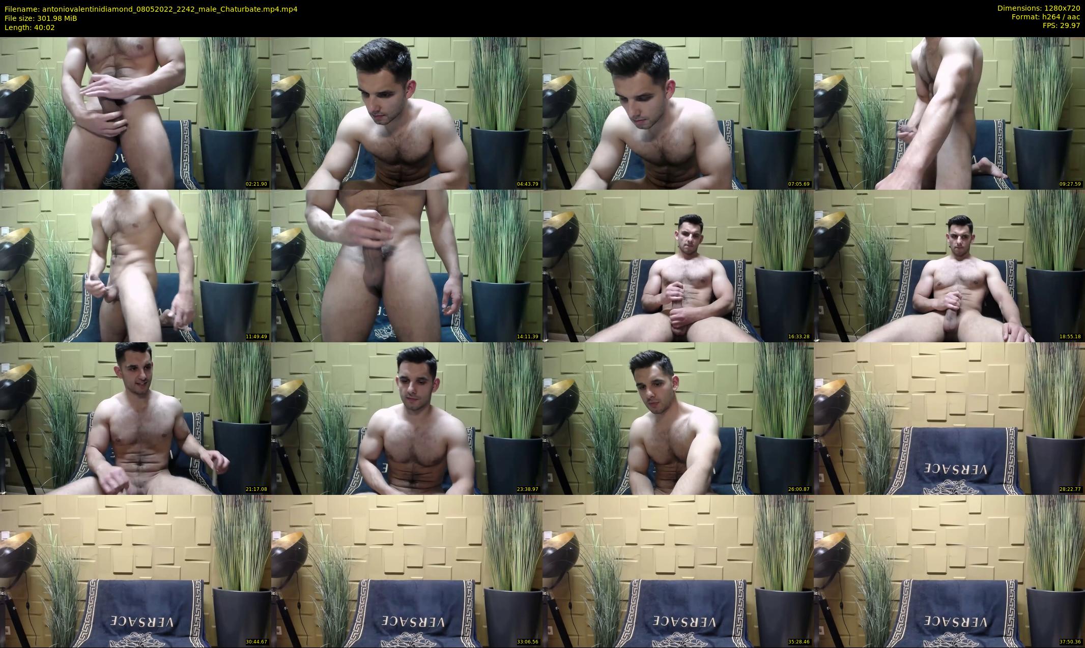 antoniovalentinidiamond — 41 minute Chaturbate male cam show recording, 720p, May 8, 2022