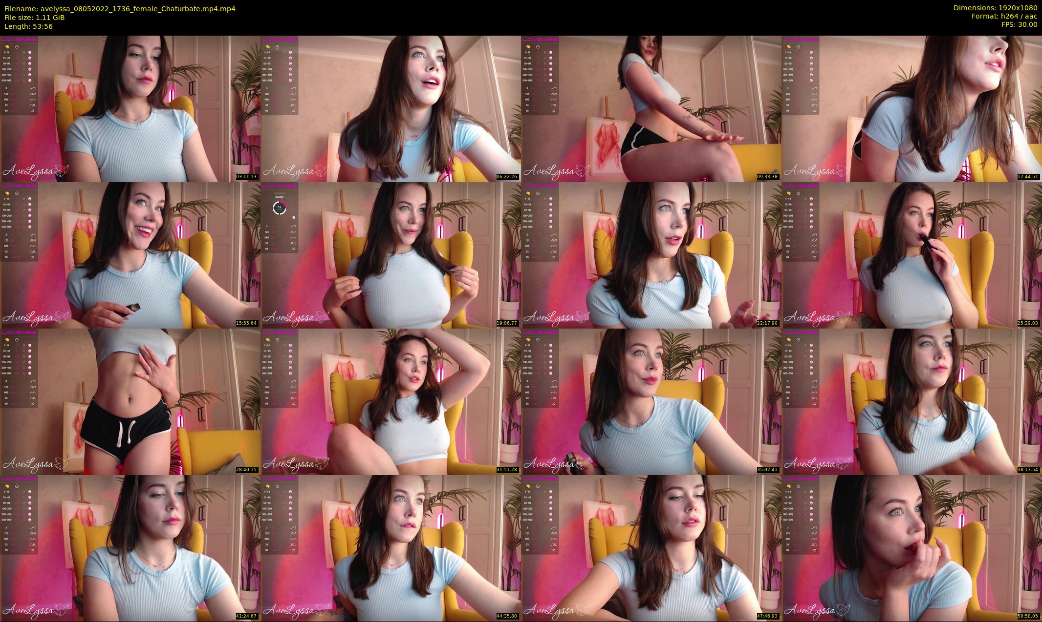 avelyssa — 54 minute Chaturbate female cam show recording, 1080p, May 8, 2022