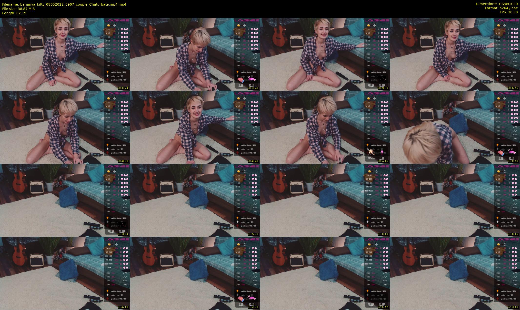 bananya_kitty — 3 minute Chaturbate couple cam show recording, 1080p, May 8, 2022