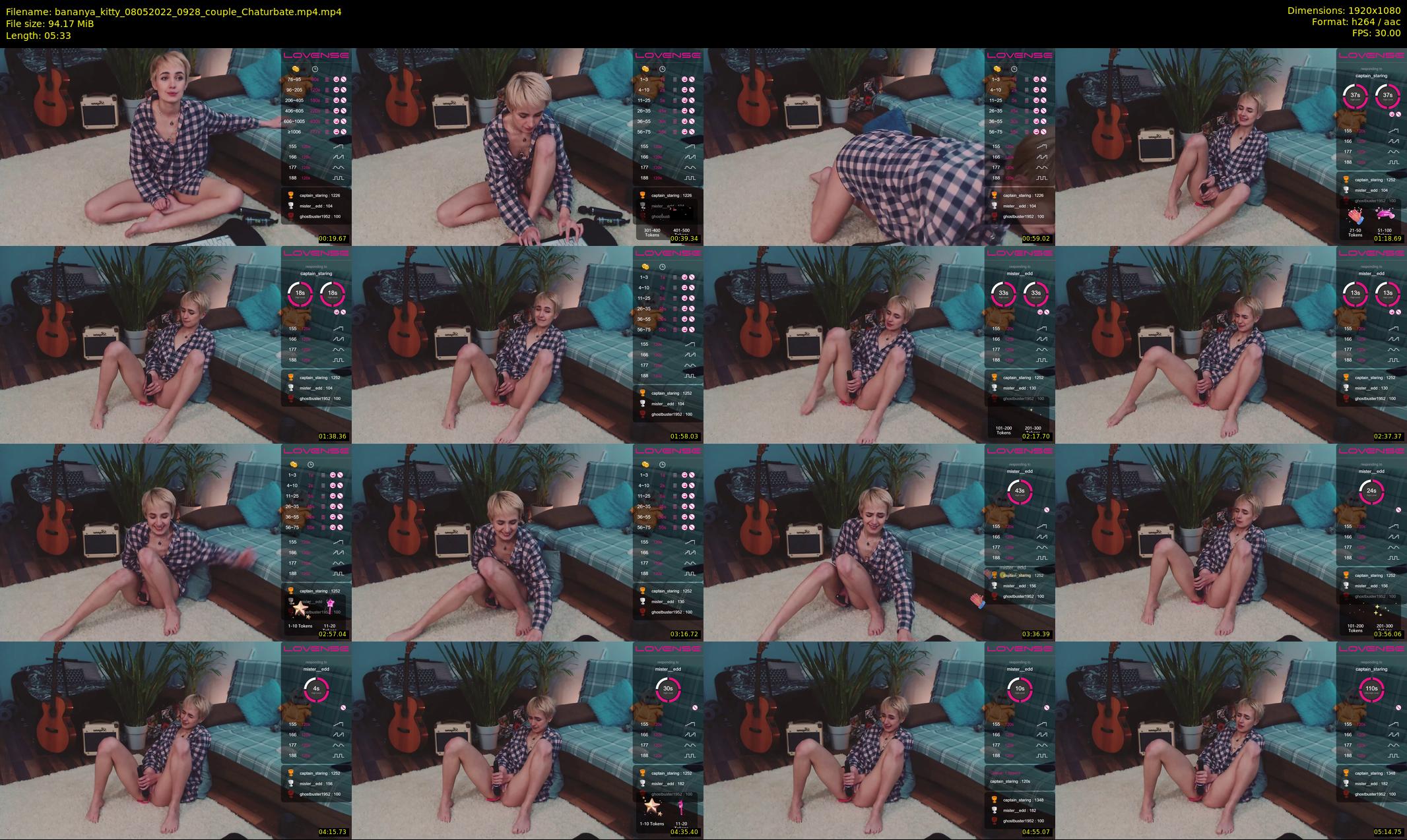 bananya_kitty — 6 minute Chaturbate couple cam show recording, 1080p, May 8, 2022
