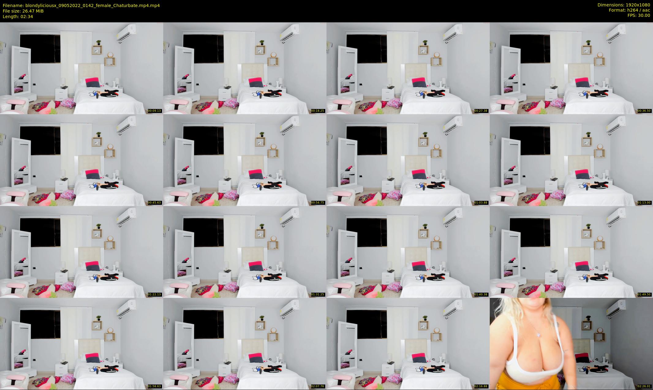 blondyliciousx — 3 minute Chaturbate female cam show recording, 1080p, May 9, 2022