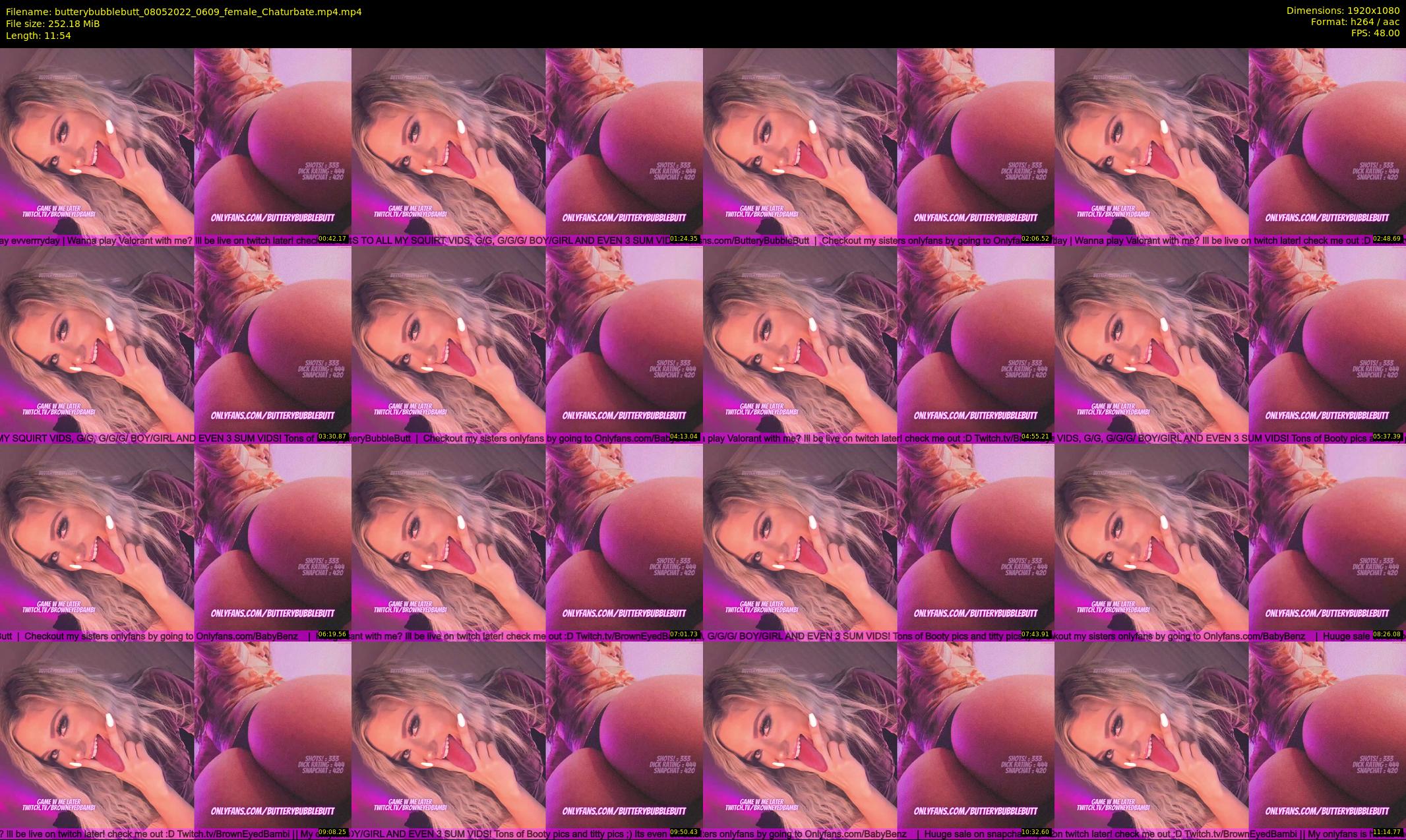 butterybubblebutt — 12 minute Chaturbate couple cam show recording, 1080p, May 8, 2022