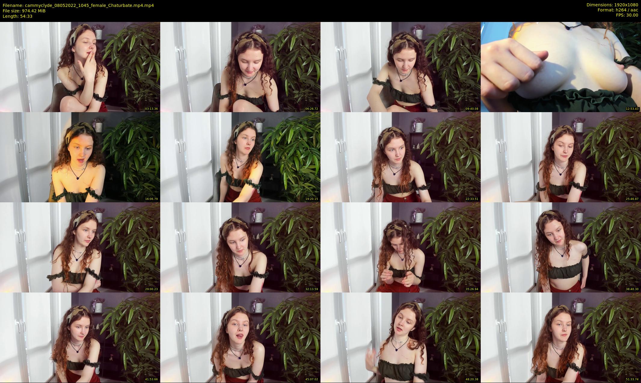 cammyclyde — 55 minute Chaturbate female cam show recording, 1080p, May 8, 2022