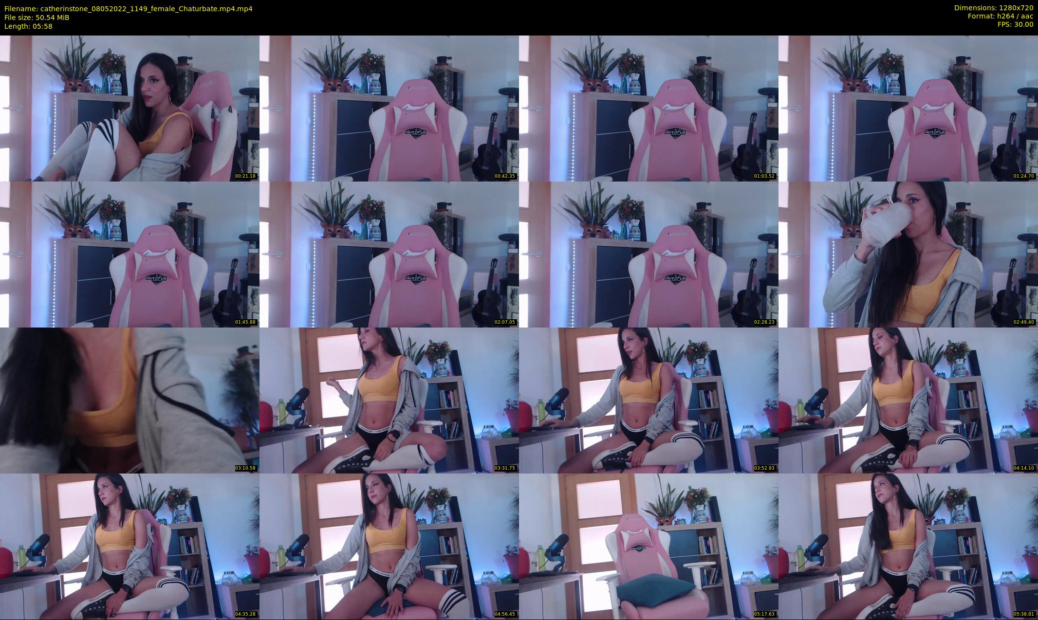 catherinstone — 6 minute Chaturbate female cam show recording, 720p, May 8, 2022