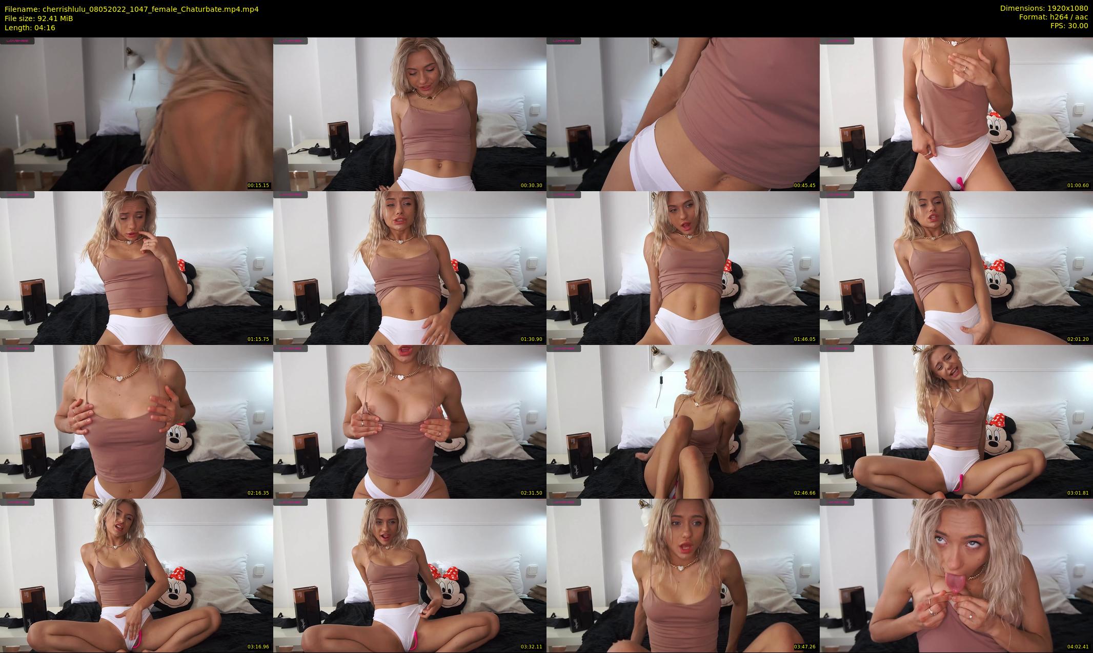 cherrishlulu — 5 minute Chaturbate female cam show recording, 1080p, May 8, 2022