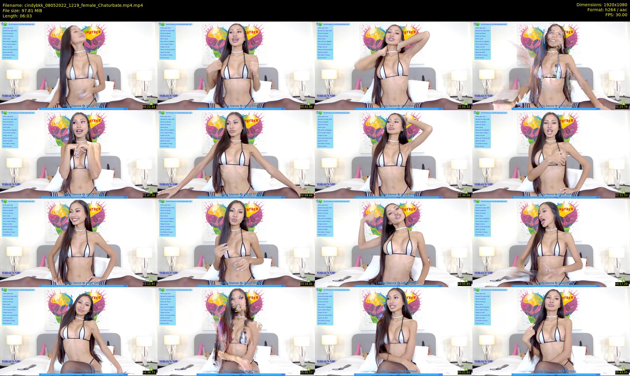 cindybkk — 7 minute Chaturbate female cam show recording, 1080p, May 8, 2022