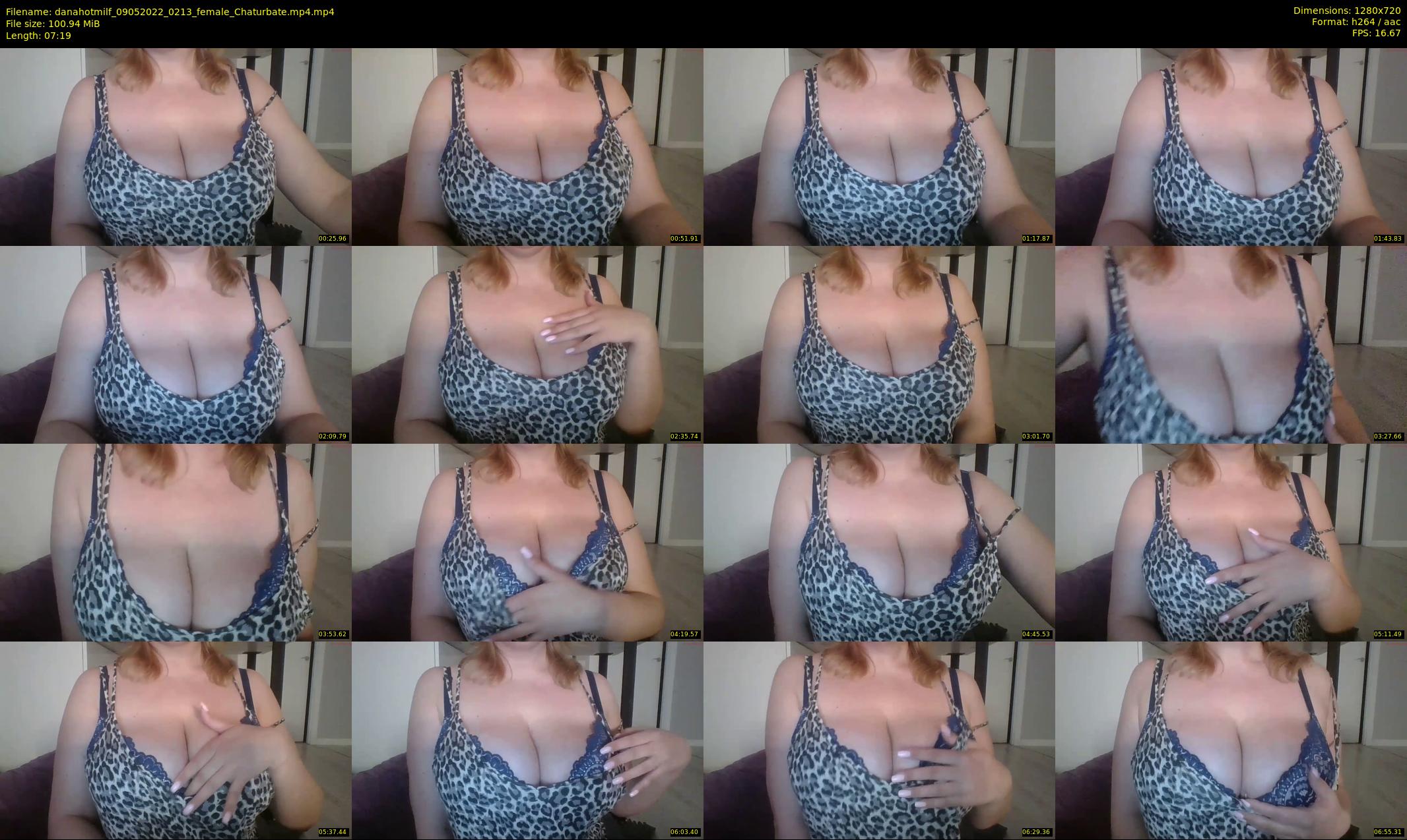 danahotmilf — 8 minute Chaturbate female cam show recording, 720p, May 9, 2022