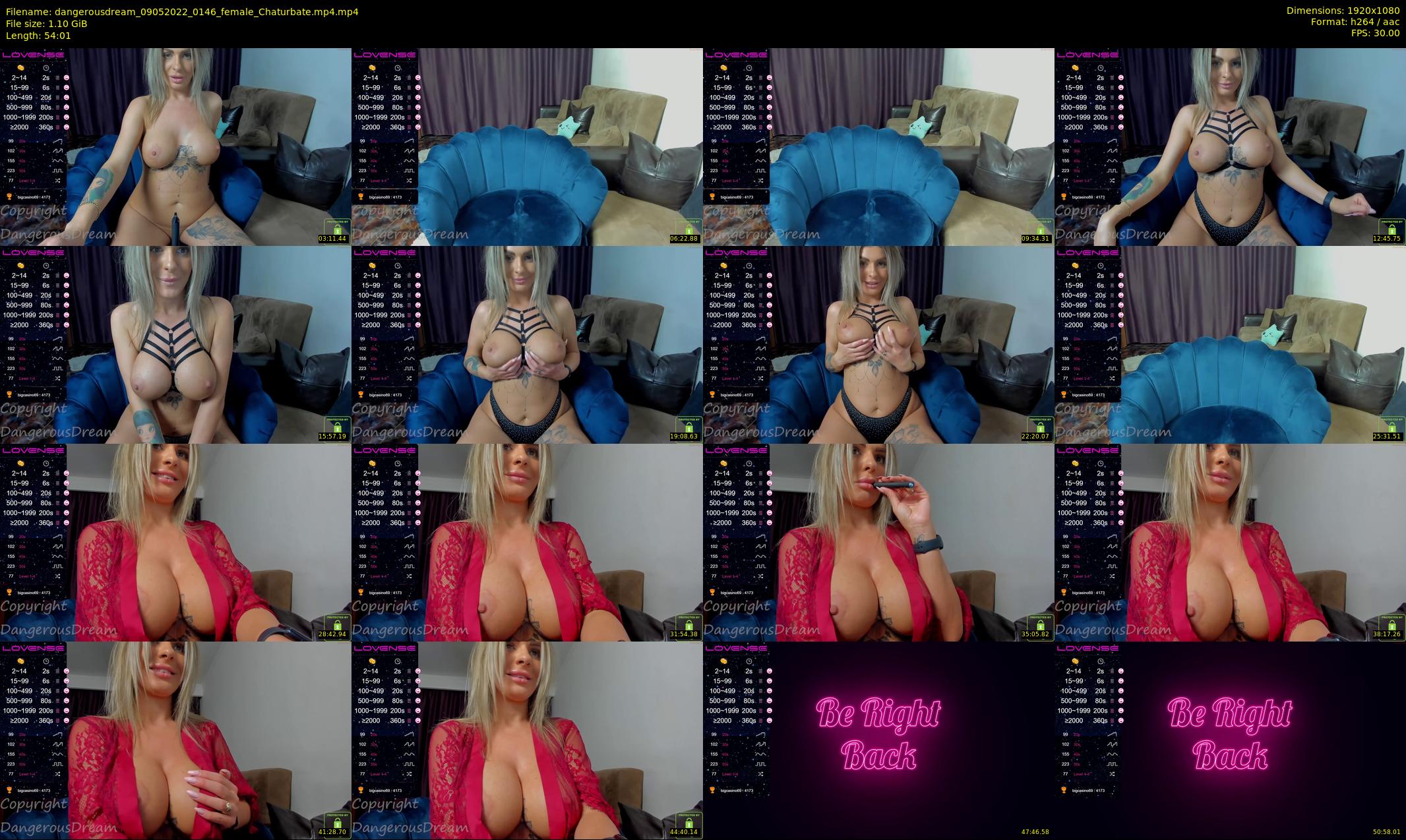 dangerousdream — 55 minute Chaturbate couple cam show recording, 1080p, May 9, 2022