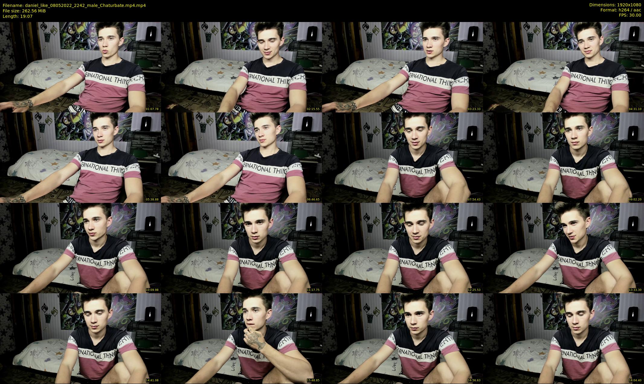 daniel_like — 20 minute Chaturbate male cam show recording, 1080p, May 8, 2022