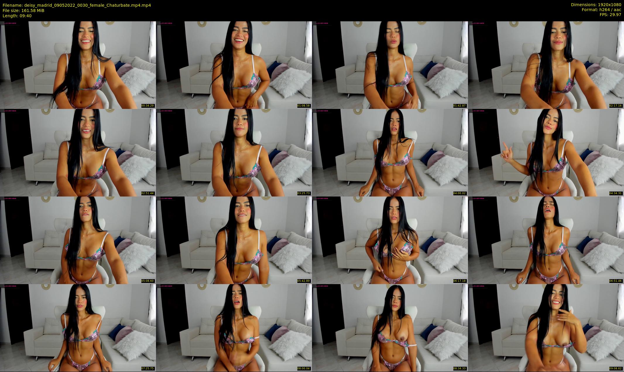 deisy_madrid — 10 minute Chaturbate female cam show recording, 1080p, May 9, 2022