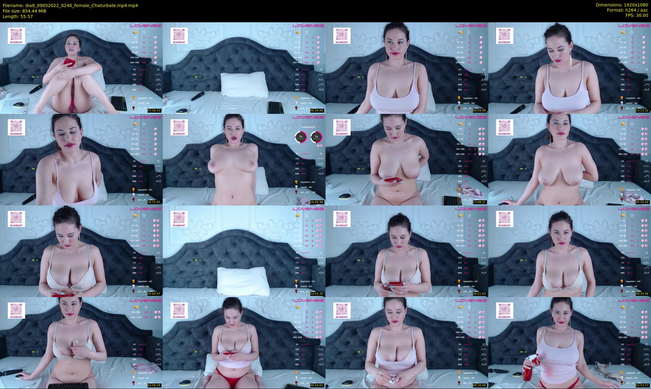dia8 — 56 minute Chaturbate female cam show recording, 1080p, May 9, 2022