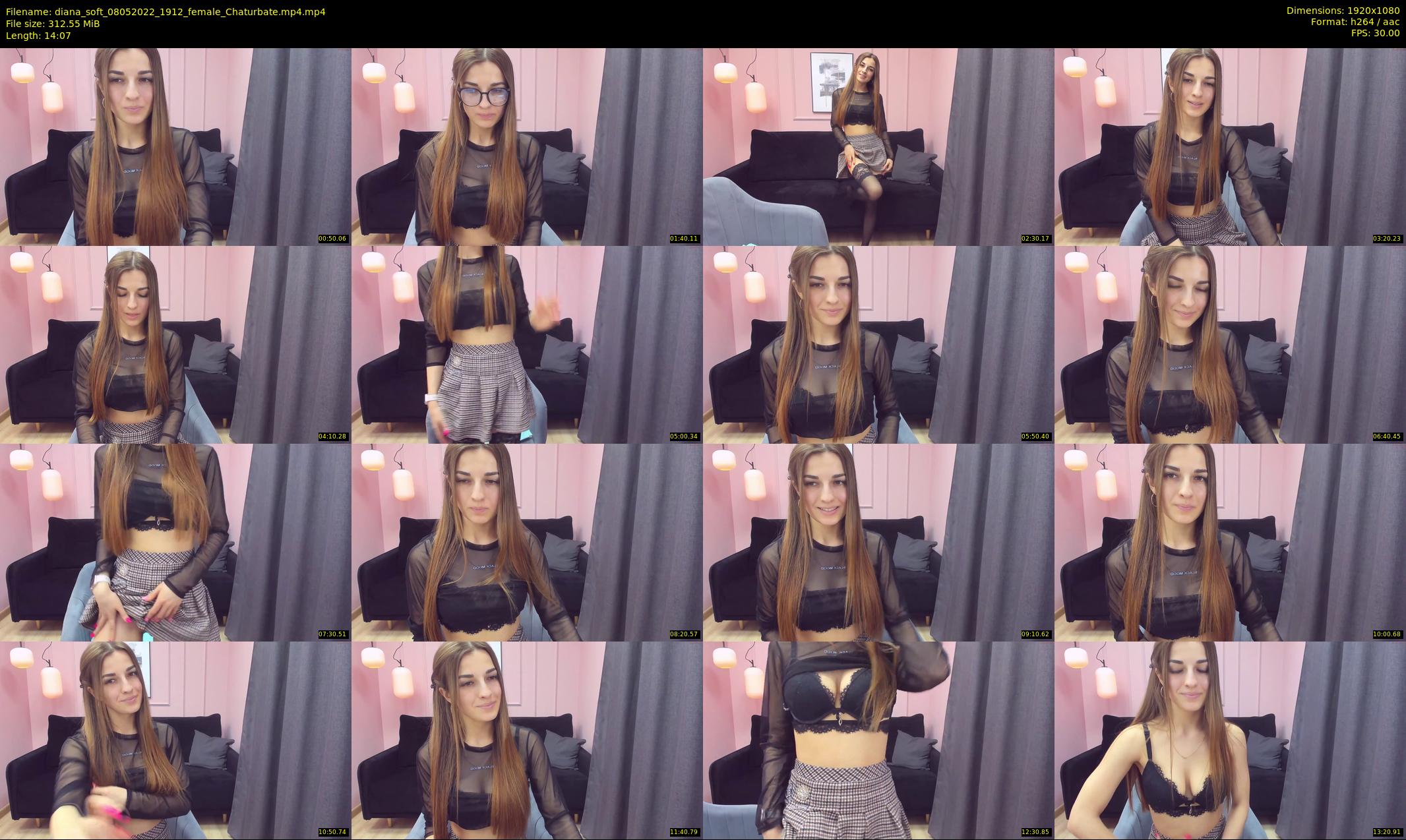 diana_soft — 15 minute Chaturbate female cam show recording, 1080p, May 8, 2022