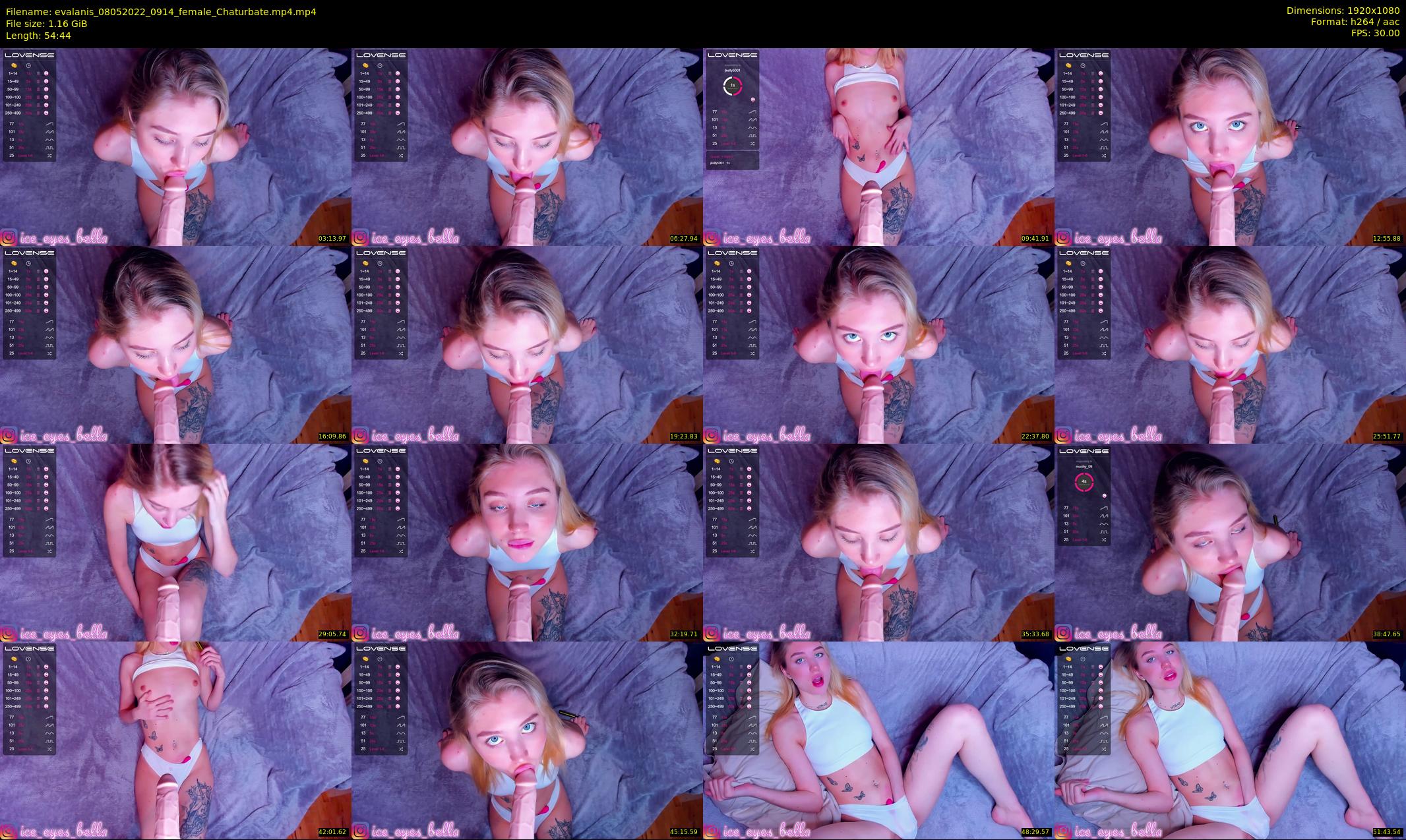 evalanis — 55 minute Chaturbate couple cam show recording, 1080p, May 8, 2022