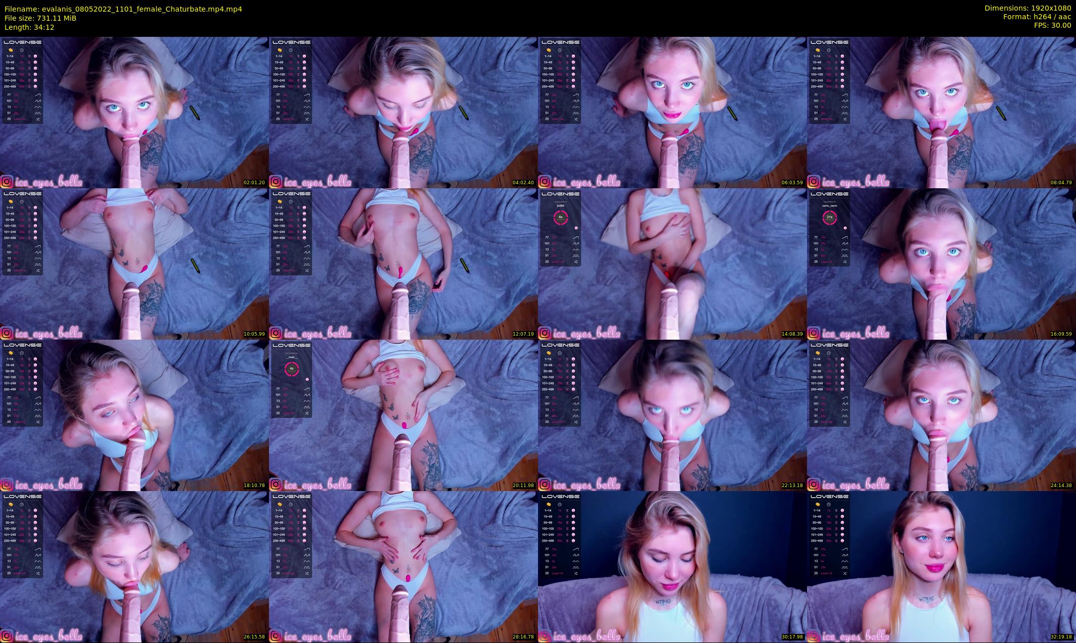 evalanis — 35 minute Chaturbate couple cam show recording, 1080p, May 8, 2022